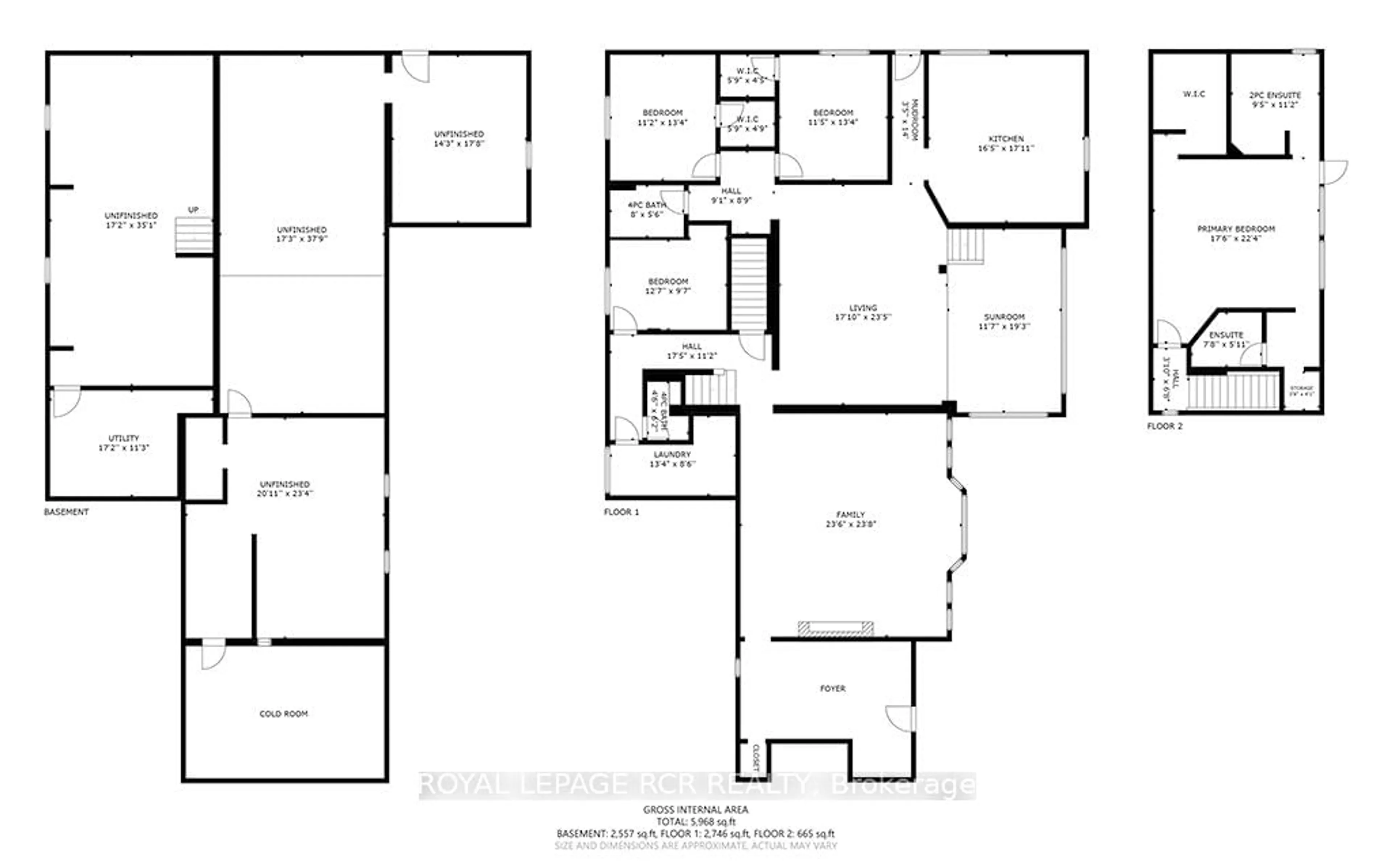 Floor plan for 595133 Blind Line, Mono Ontario L9W 5N4