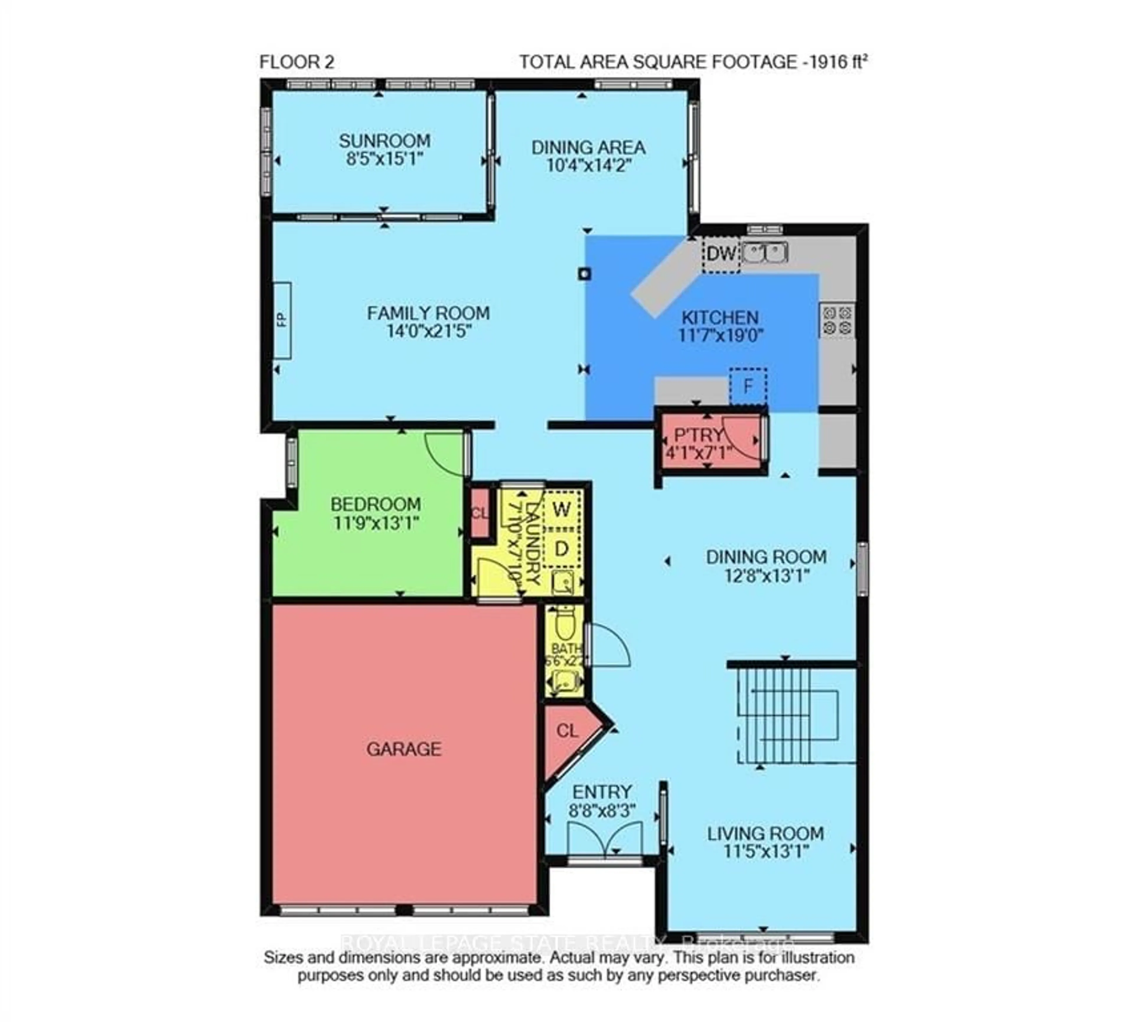 Floor plan for 61 Hunter Way, Brantford Ontario N3T 6S6