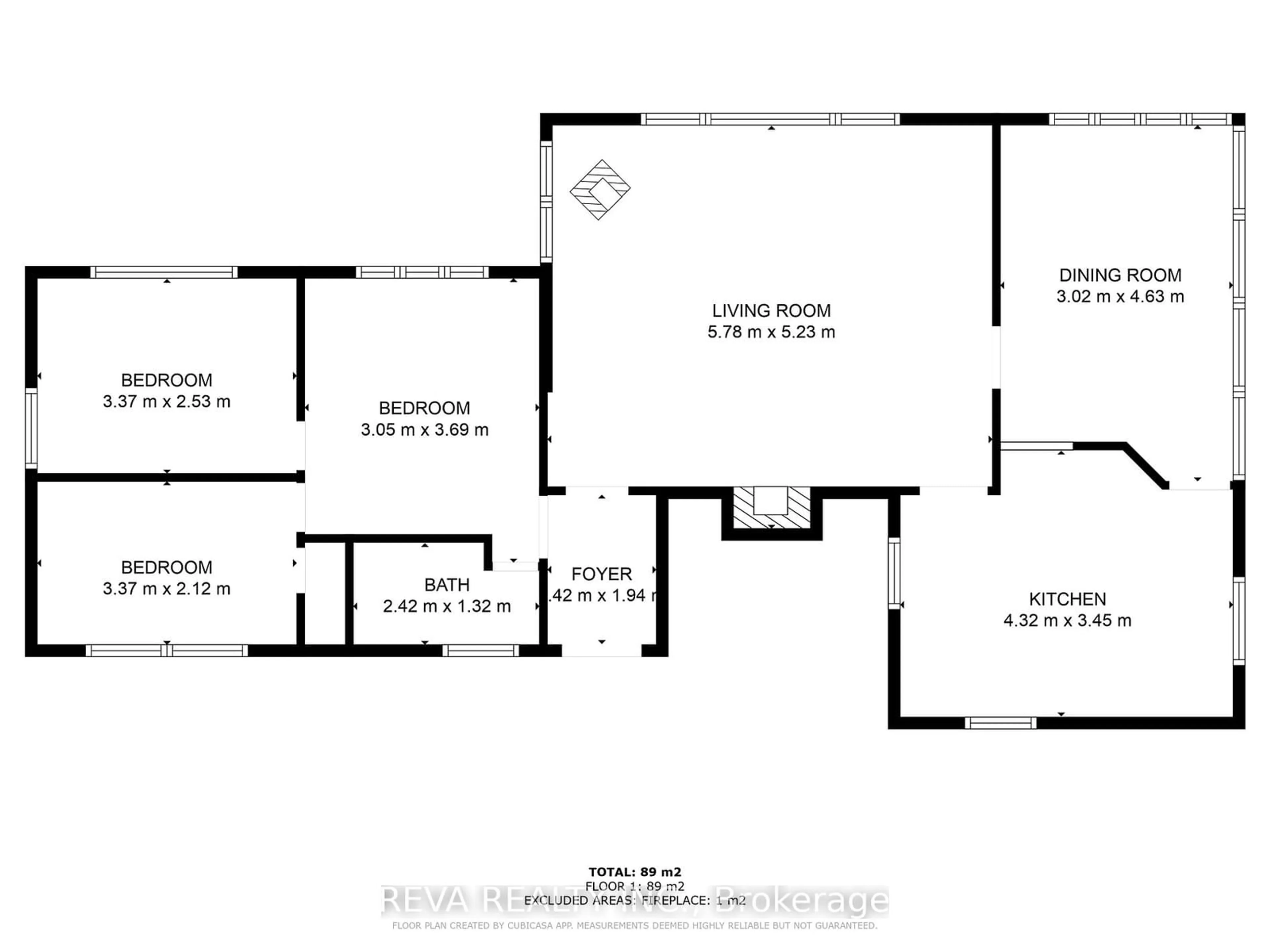 Floor plan for 12 Old Diamond Lake Rd, Hastings Highlands Ontario K0L 1C0