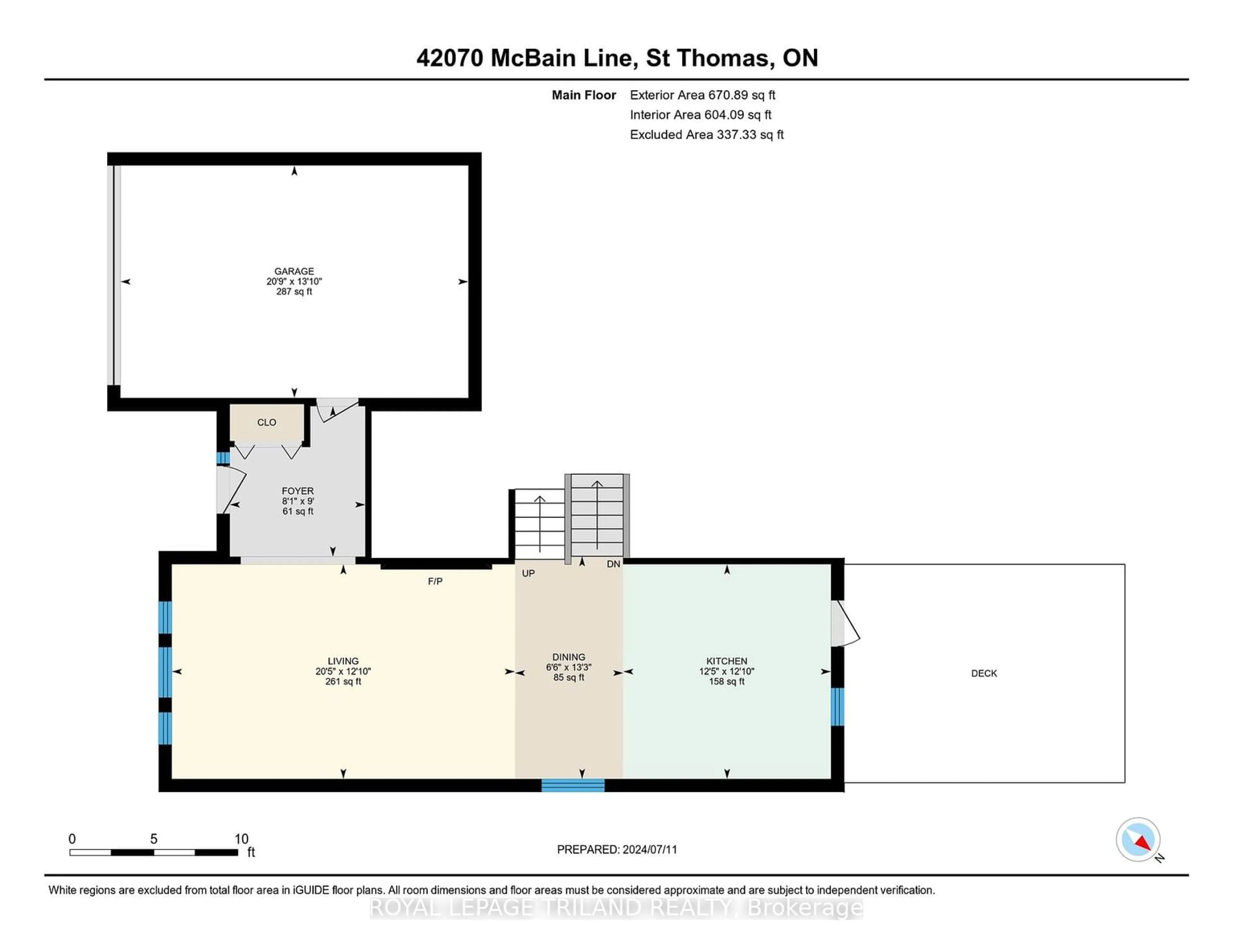 Floor plan for 42070 McBain Line, Central Elgin Ontario N5P 4N8