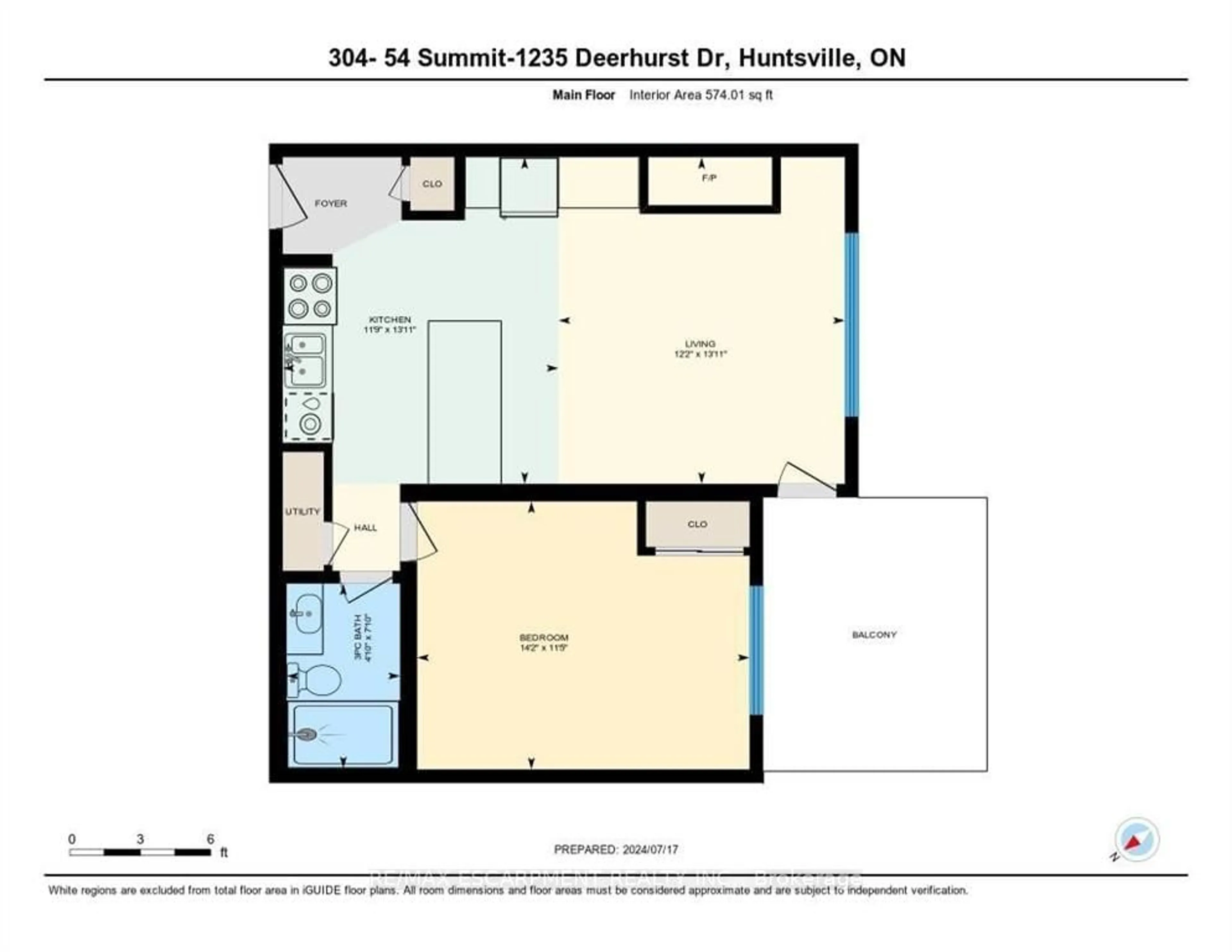 Floor plan for 1235 Deerhurst Dr #54-304, Huntsville Ontario P1H 2E8