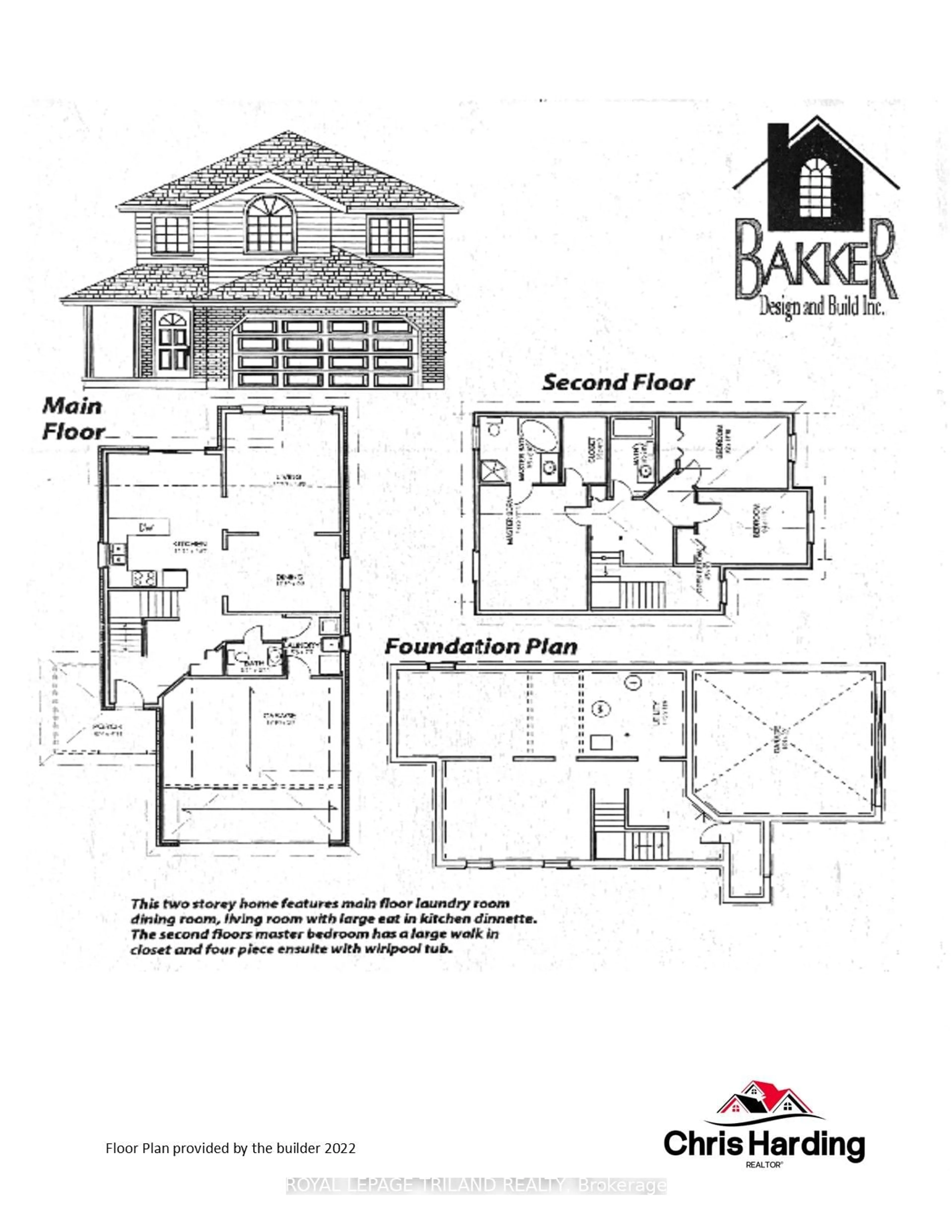 Floor plan for 1033 South Wenige Dr, London Ontario N5X 4G4