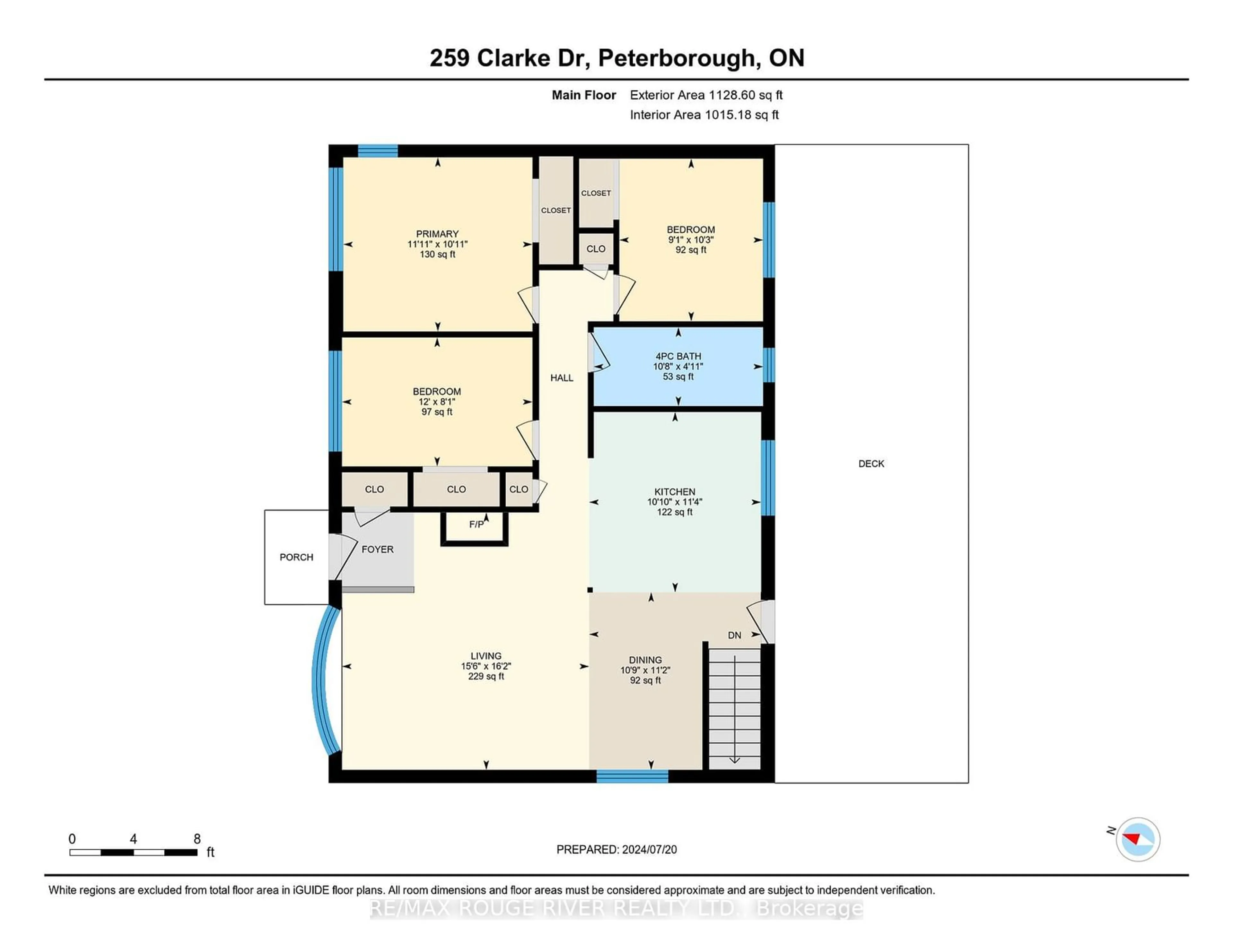 Floor plan for 259 Clarke Dr, Peterborough Ontario K9H 5P7