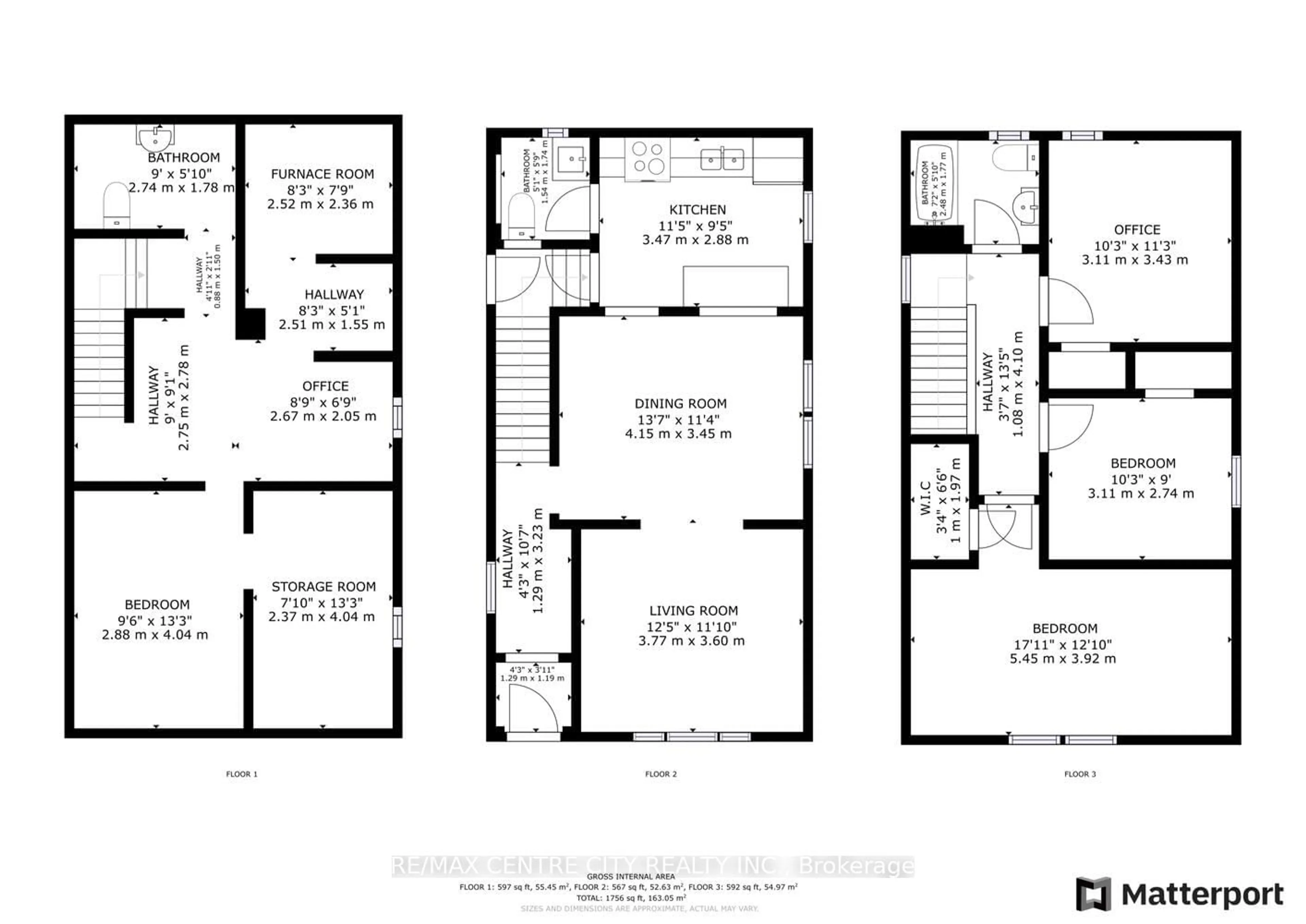 Floor plan for 540 Quebec St, London Ontario N5W 3Z1