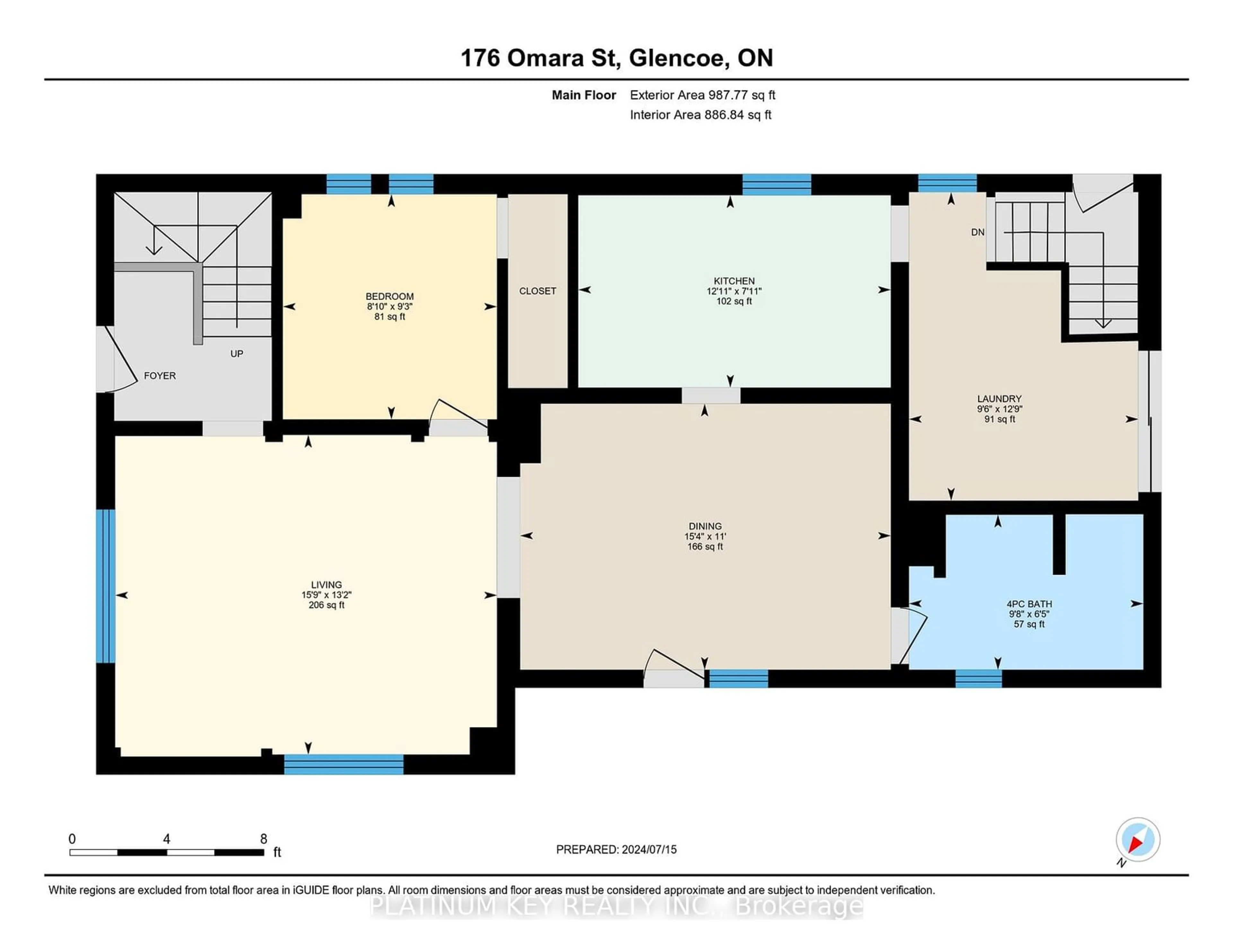 Floor plan for 176 O'mara St, Southwest Middlesex Ontario N0L 1M0