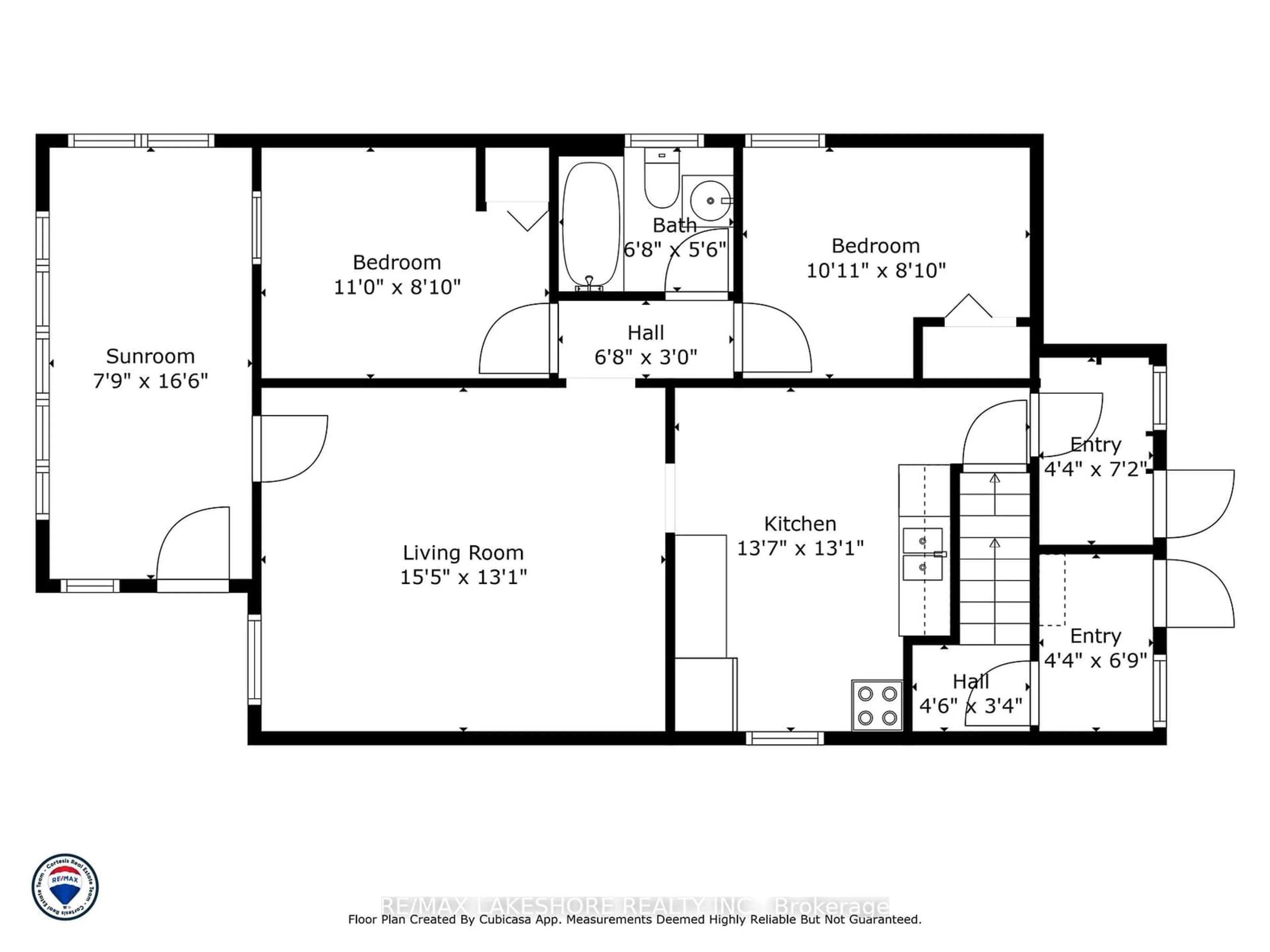 Floor plan for 268 University Ave, Cobourg Ontario K9A 2H7