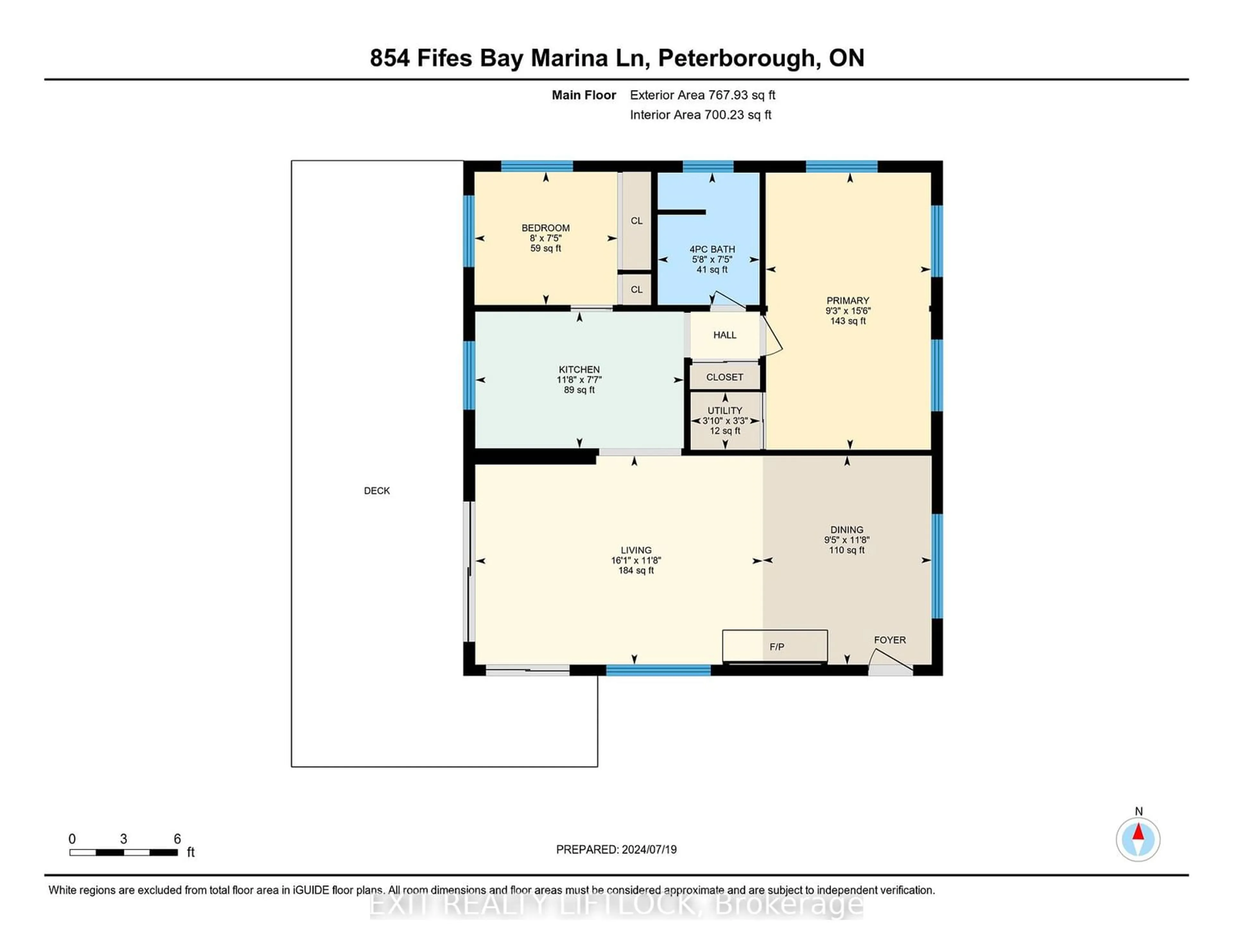 Floor plan for 854 Fife's Bay Marina Lane, Smith-Ennismore-Lakefield Ontario K9J 6X3