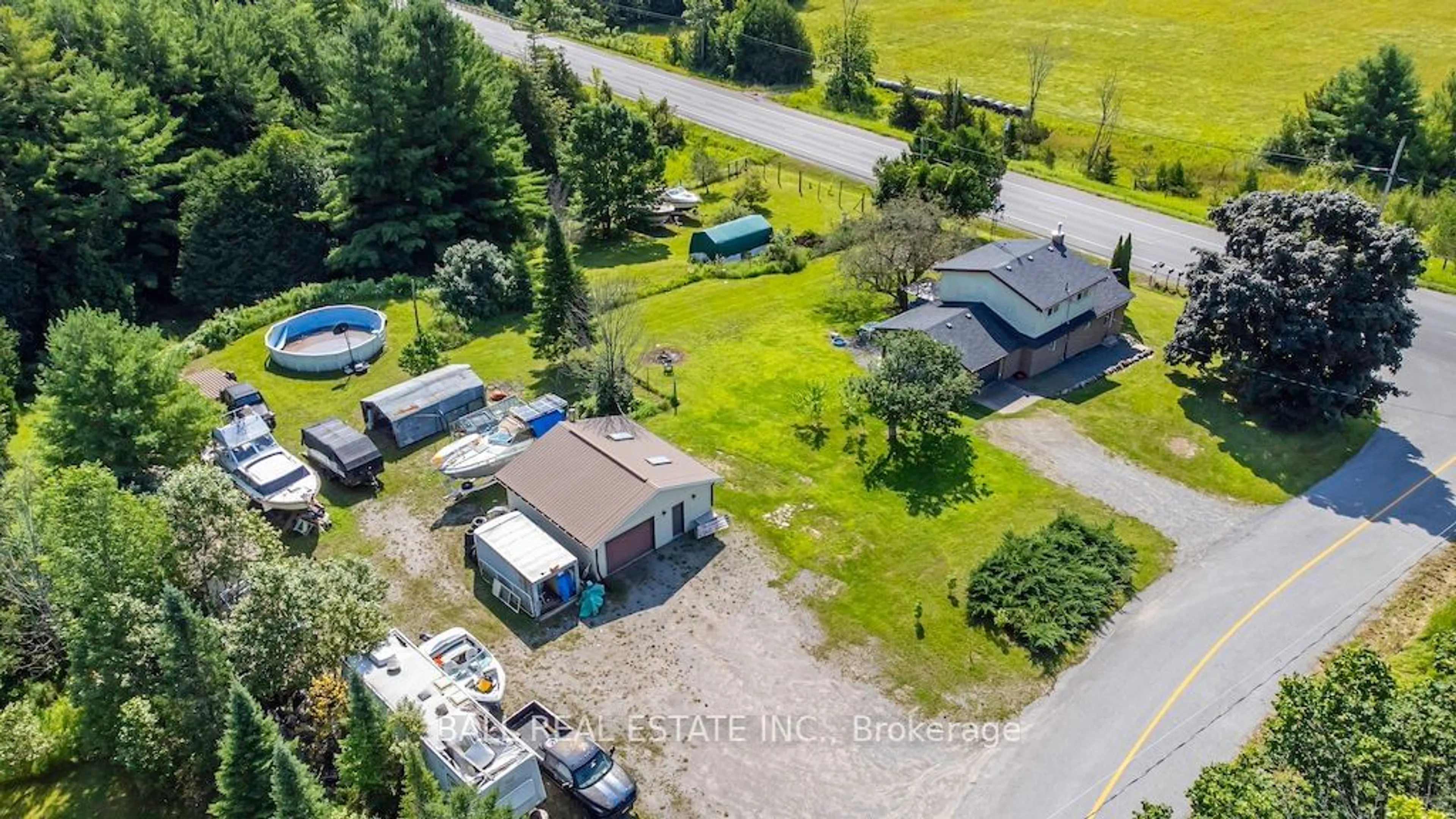 Fenced yard for 420 County Rd 35 Rd, Trent Hills Ontario K0L 1L0