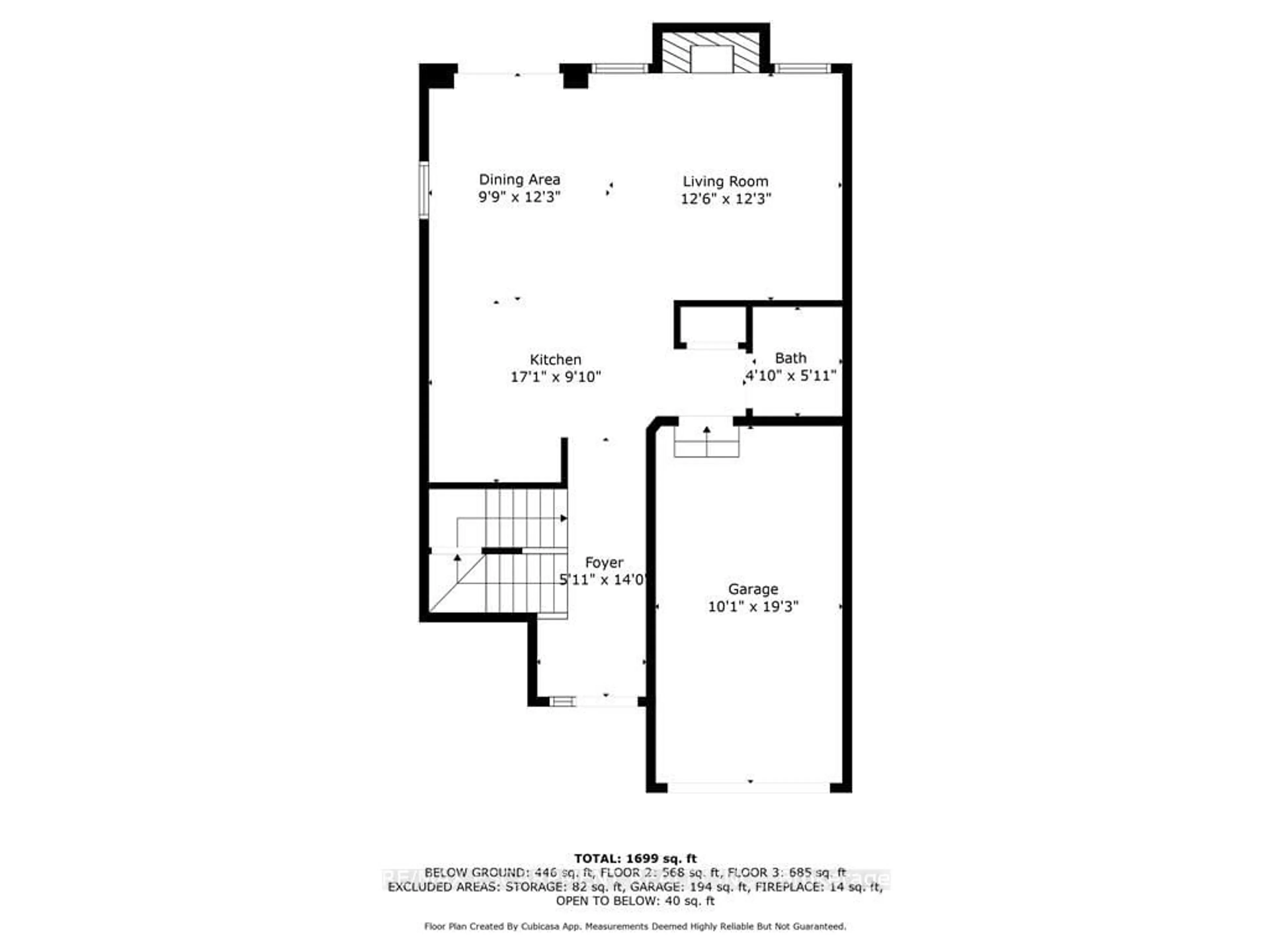 Floor plan for 304 Fellowes Cres, Hamilton Ontario L0R 2H3