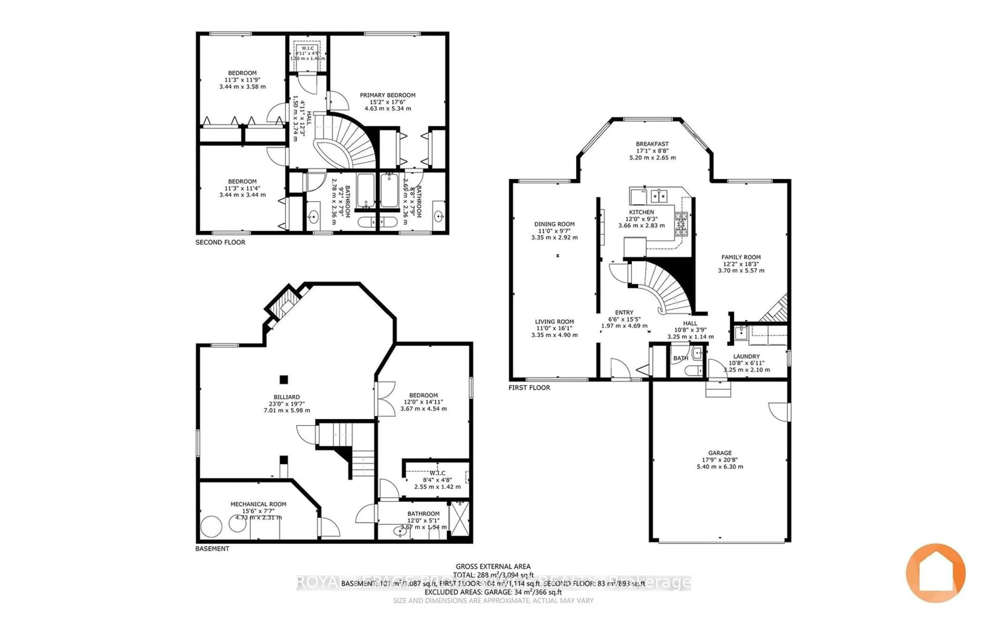 Floor plan for 14 Forchuk Cres, Quinte West Ontario K8V 6N1