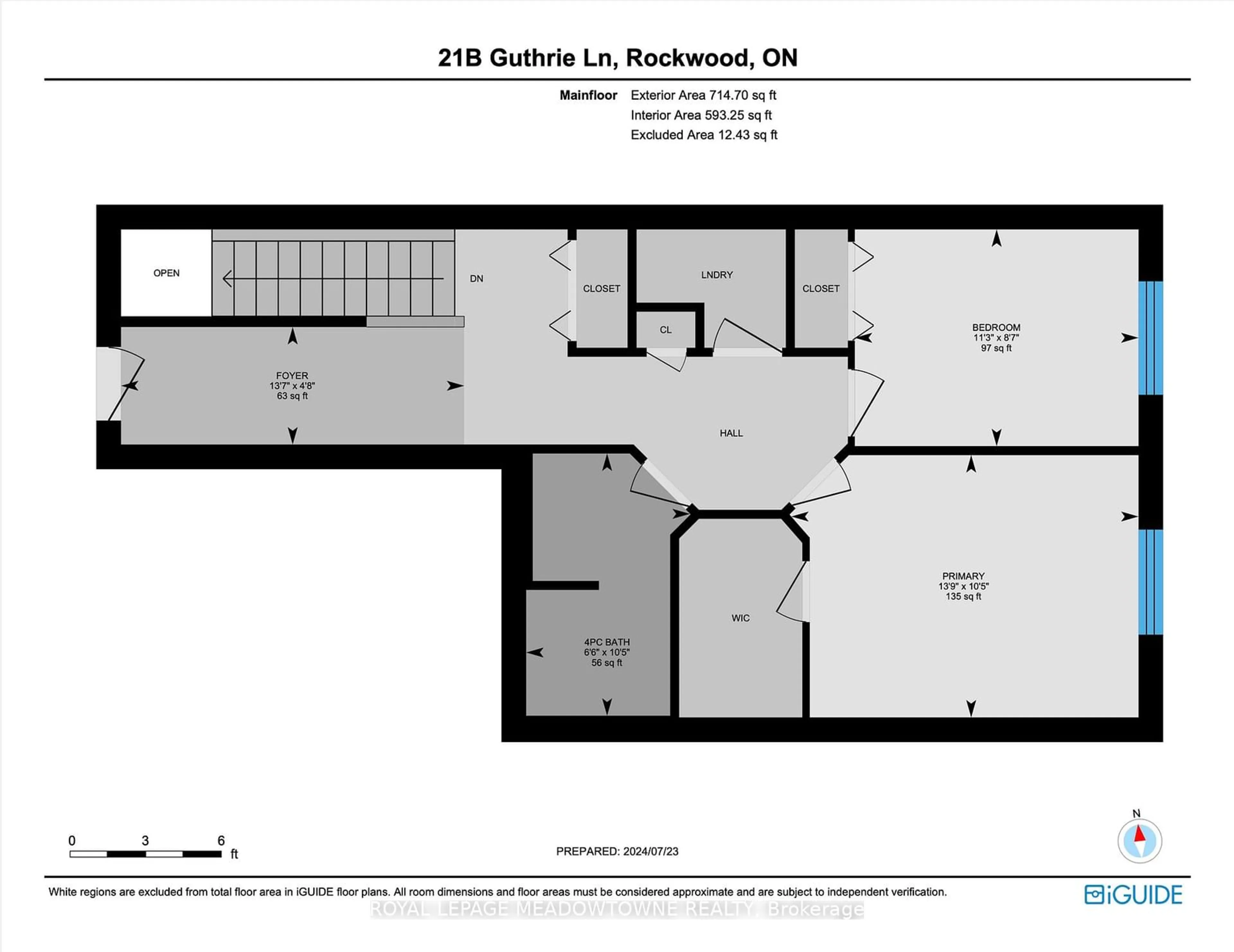 Floor plan for 21B Guthrie Lane, Guelph/Eramosa Ontario N0B 2K0