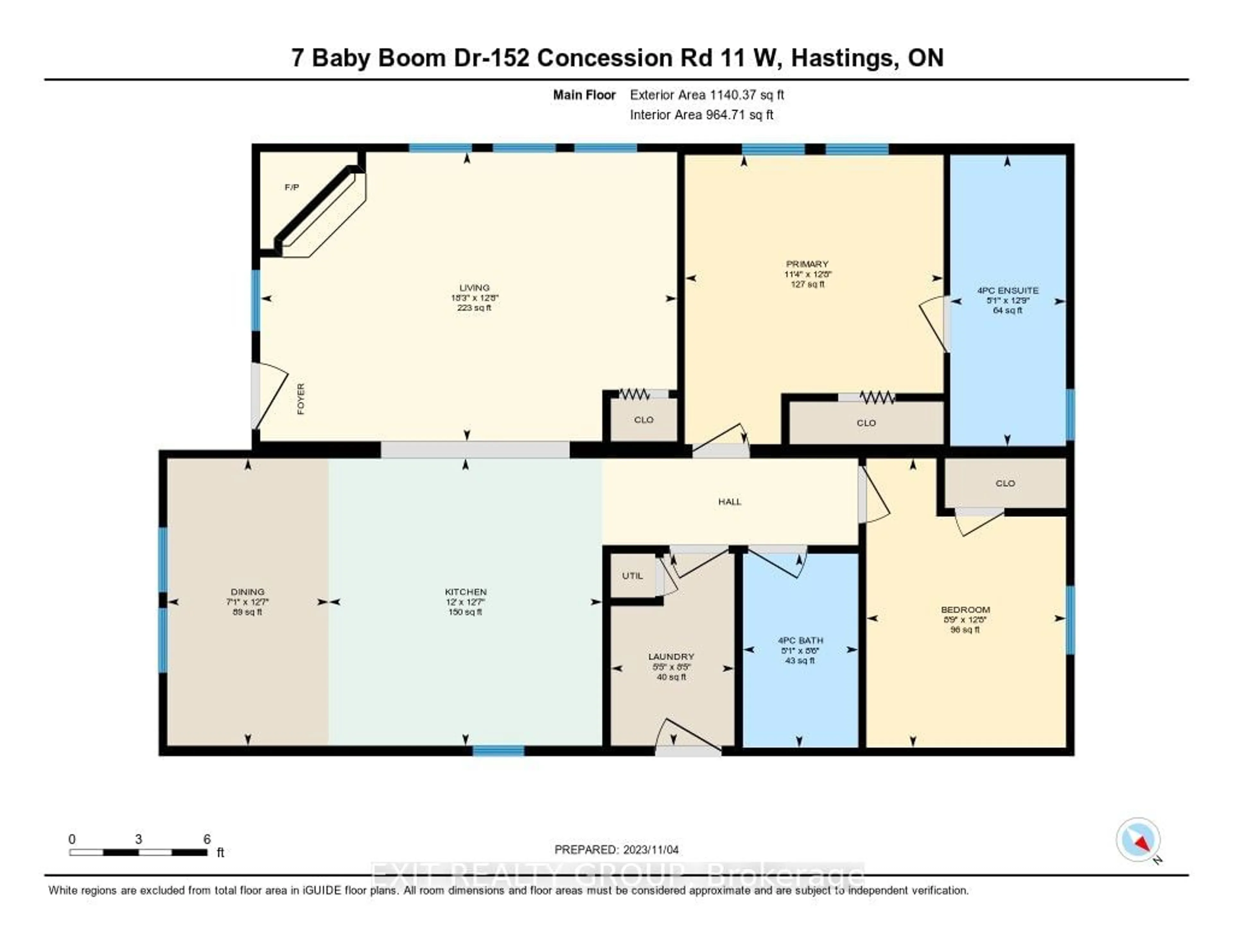 Floor plan for #7-152 CONCESSION RD 11 W, Trent Hills Ontario K0L 1Y0