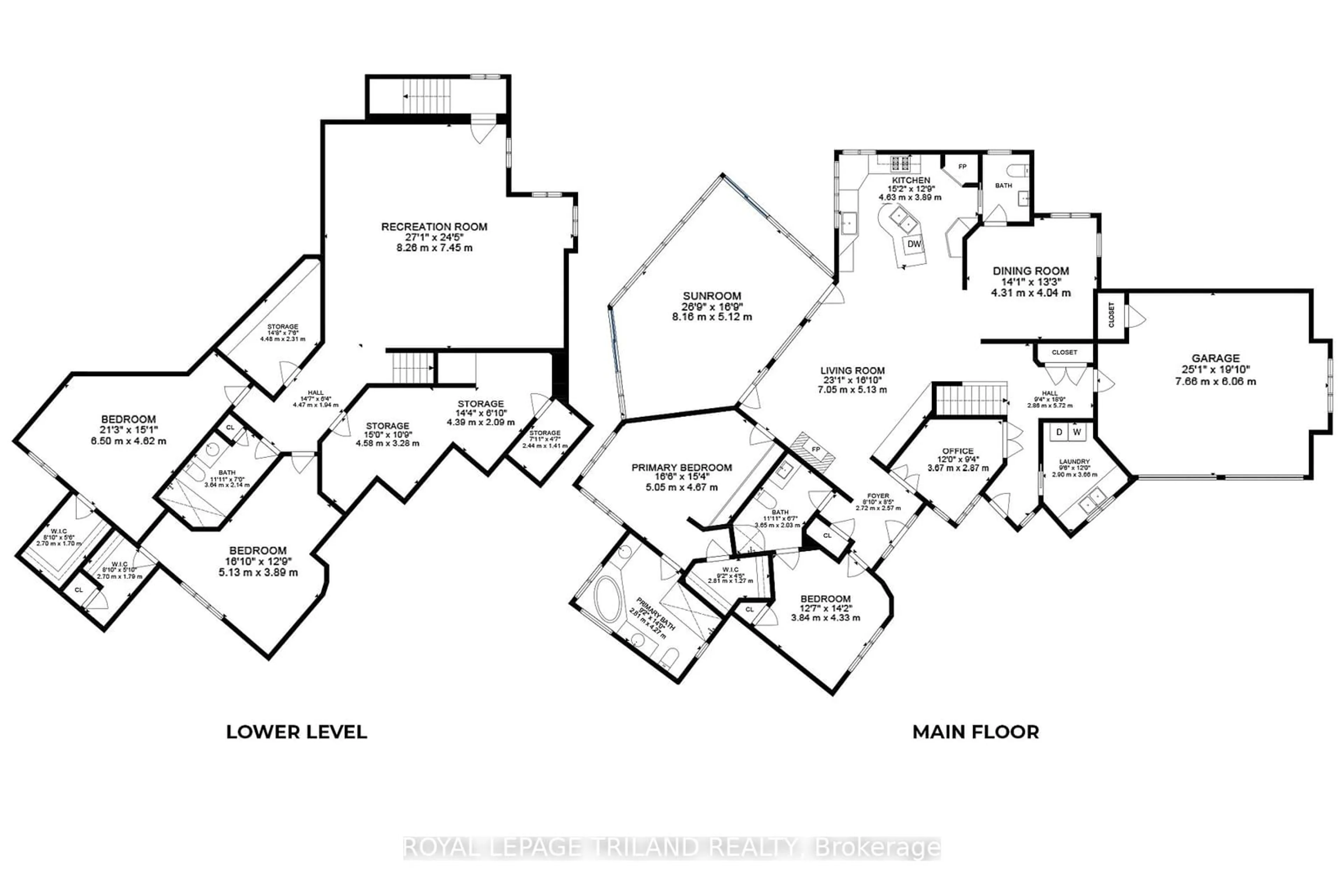 Floor plan for 9984 The Tr, Lambton Shores Ontario N0M 1T0