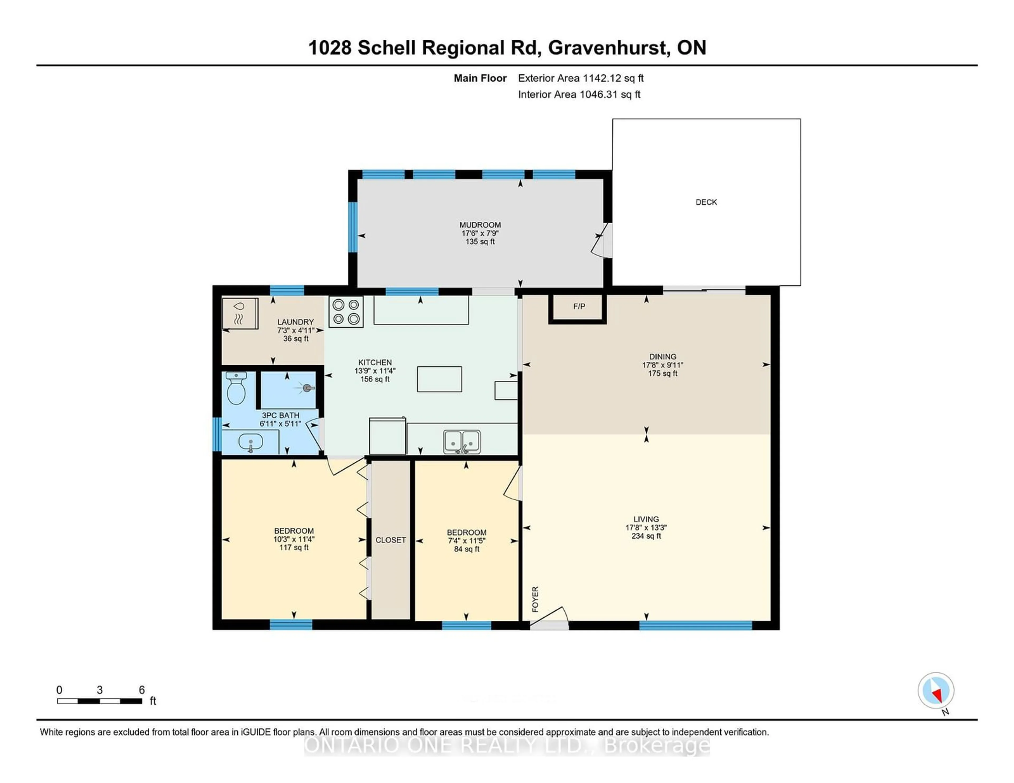 Floor plan for 1028 Reg Schell Rd, Gravenhurst Ontario P0E 1G0