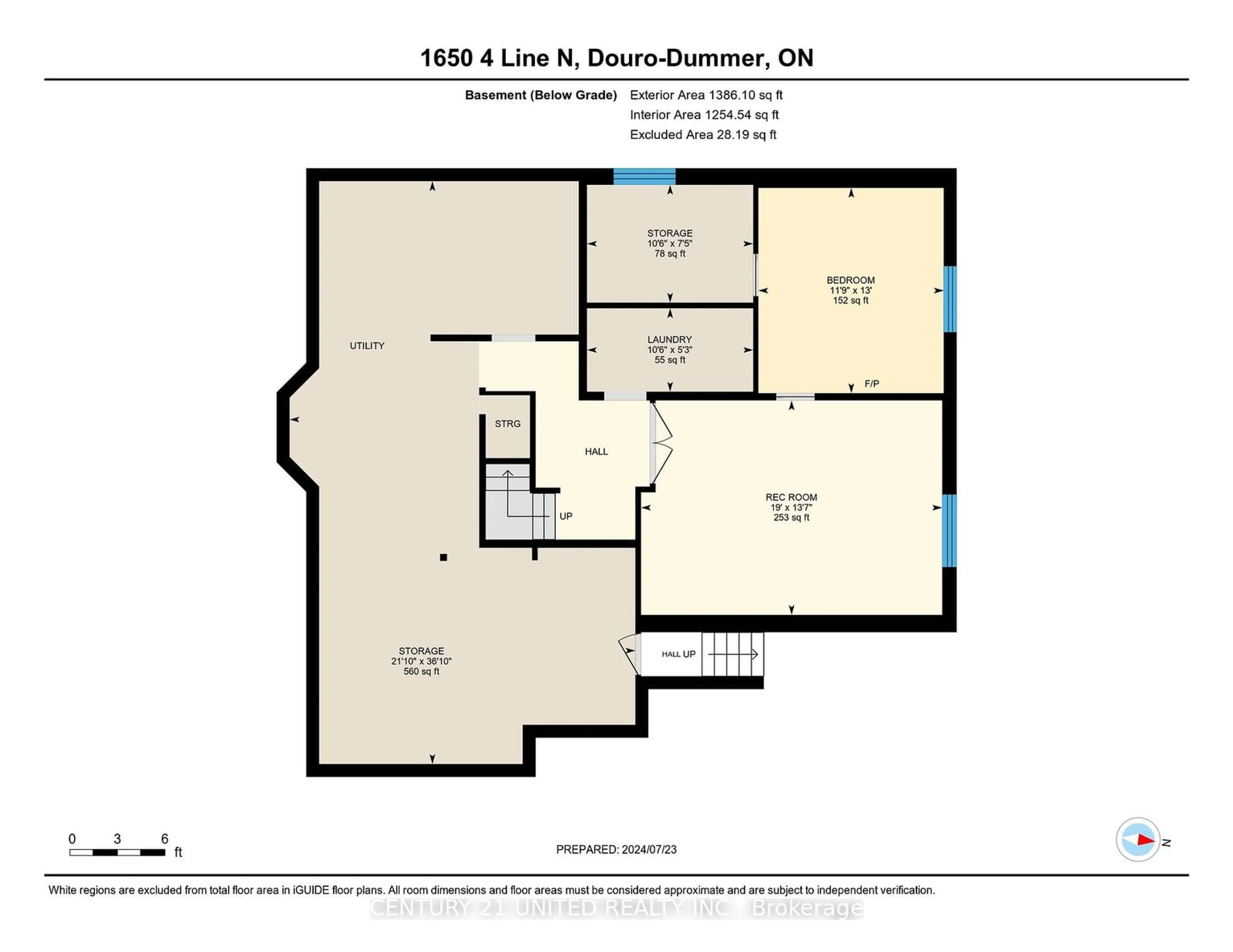 Floor plan for 1650 4 Line, Douro-Dummer Ontario K0L 2H0