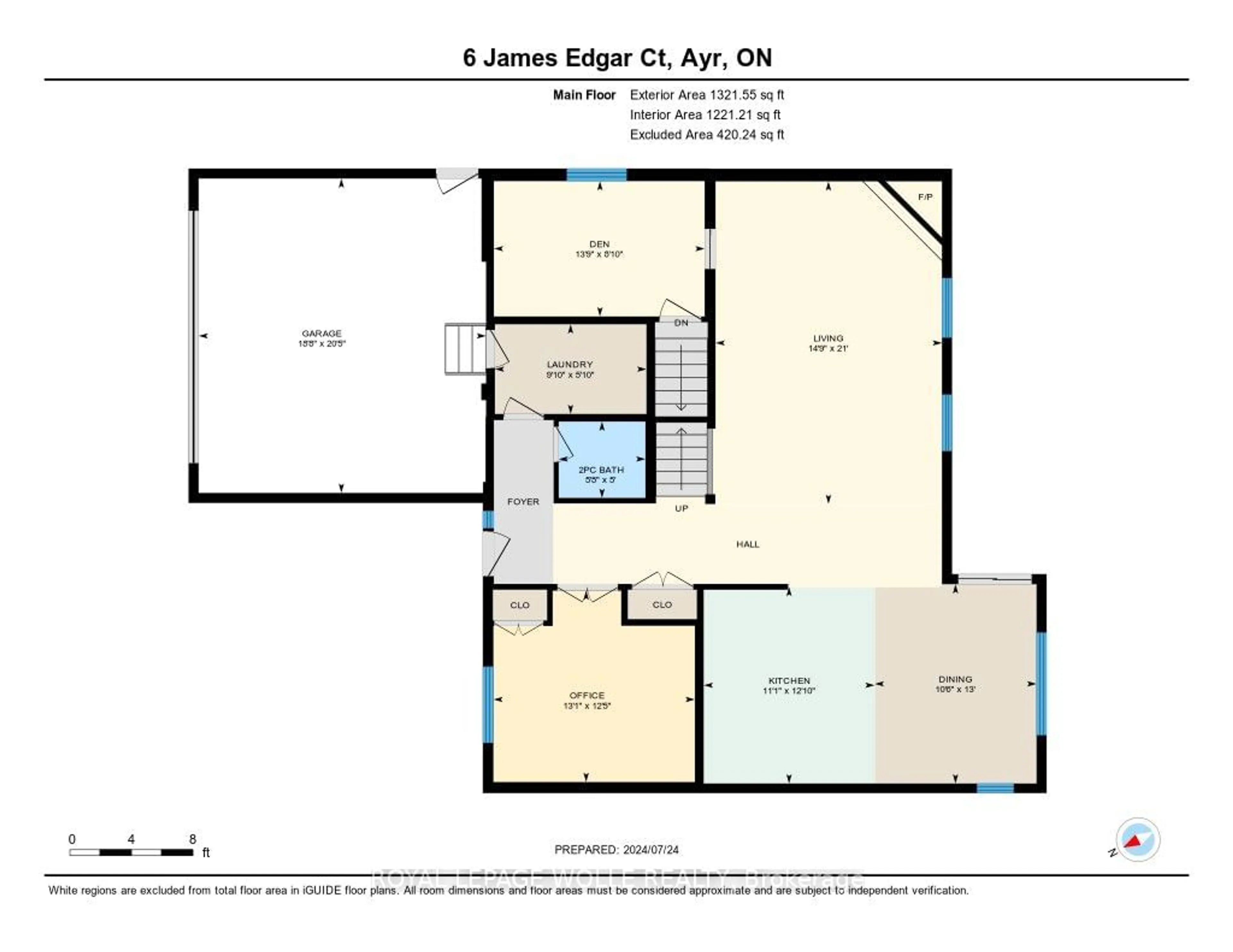 Floor plan for 6 James Edgar Crt, North Dumfries Ontario N0B 1E0