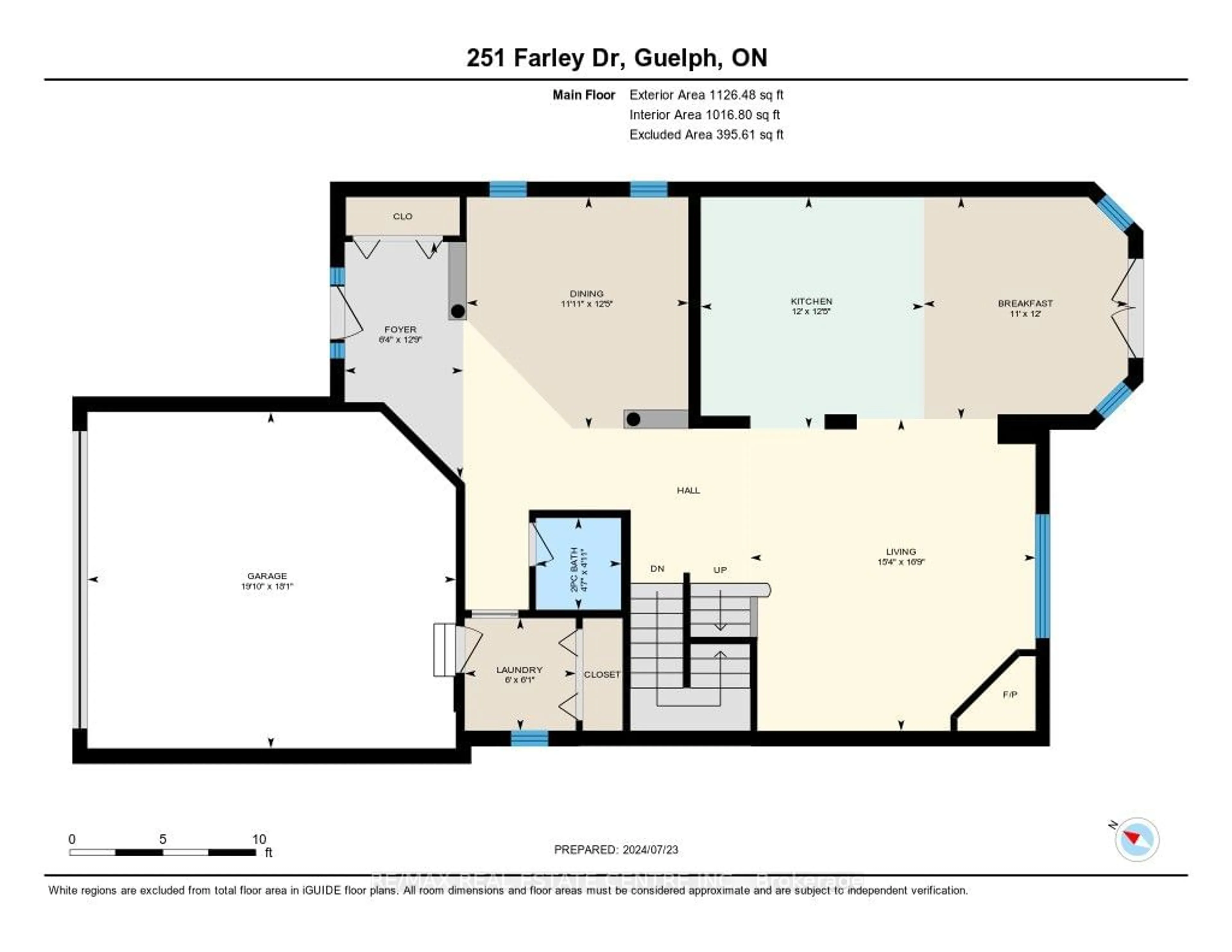 Floor plan for 251 Farley Dr, Guelph Ontario N1L 1N2