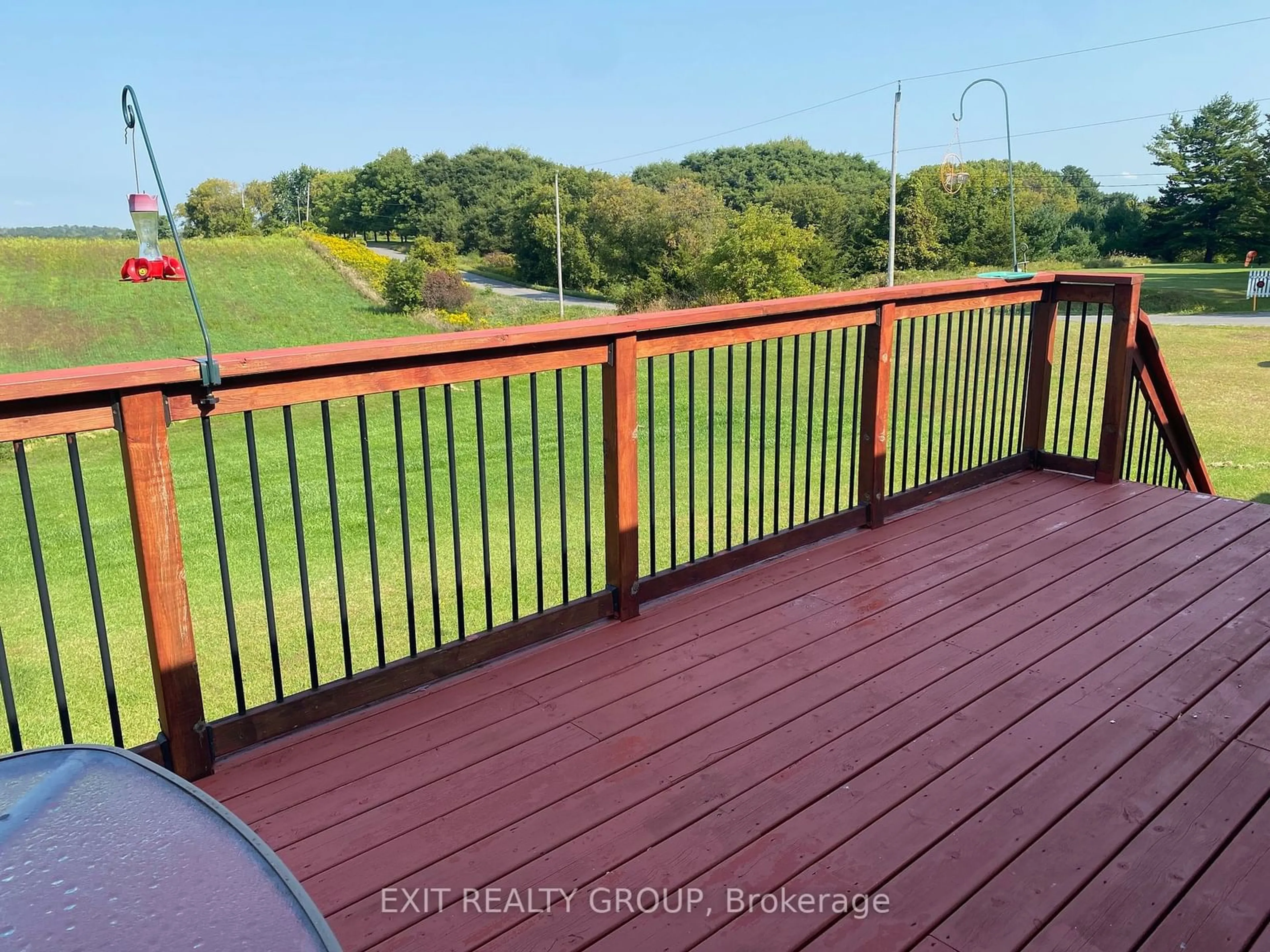 Patio, the fenced backyard for 8 Reid Rd, Quinte West Ontario K0K 3M0