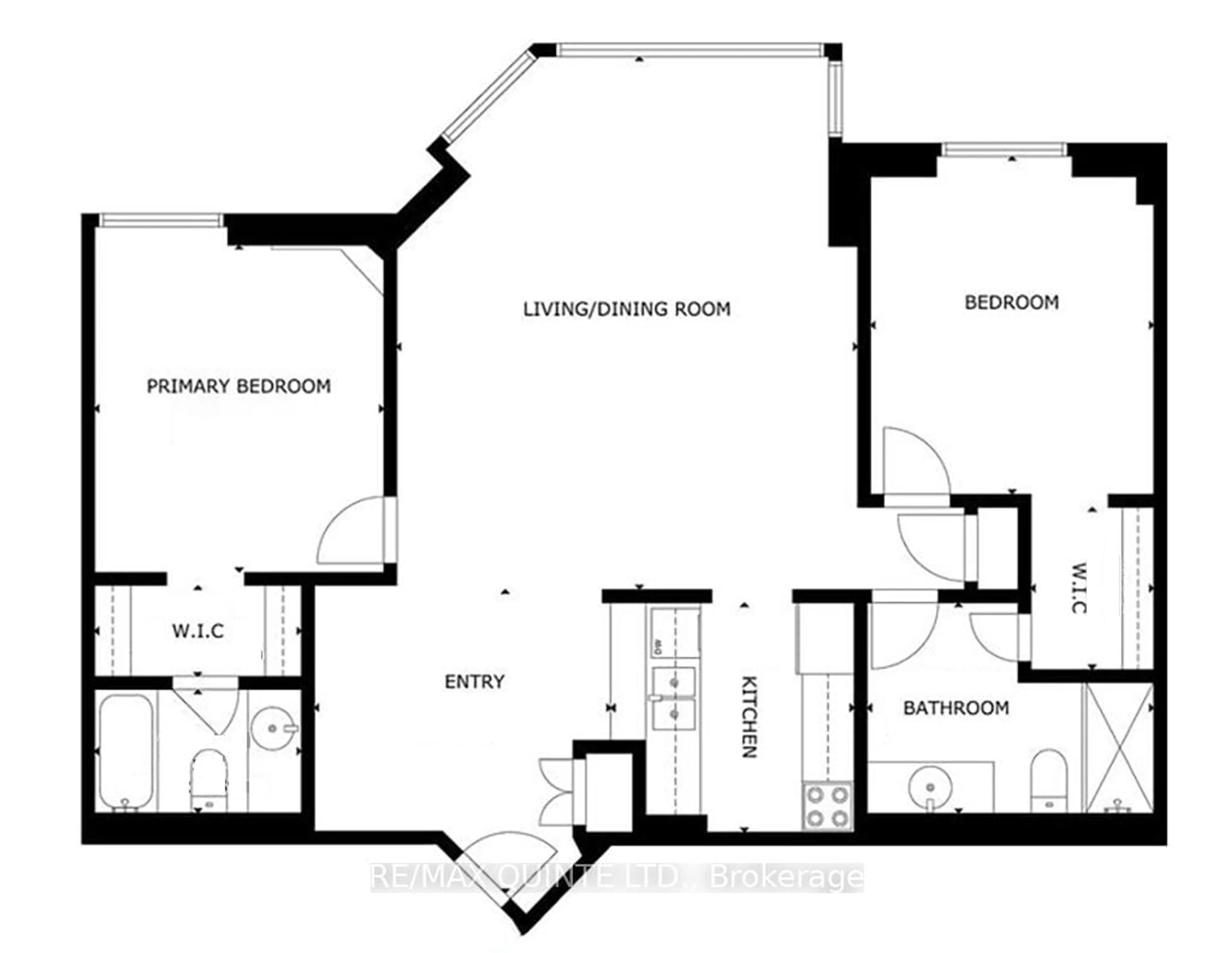 Floor plan for 344 FRONT St #705, Belleville Ontario K8N 5M4