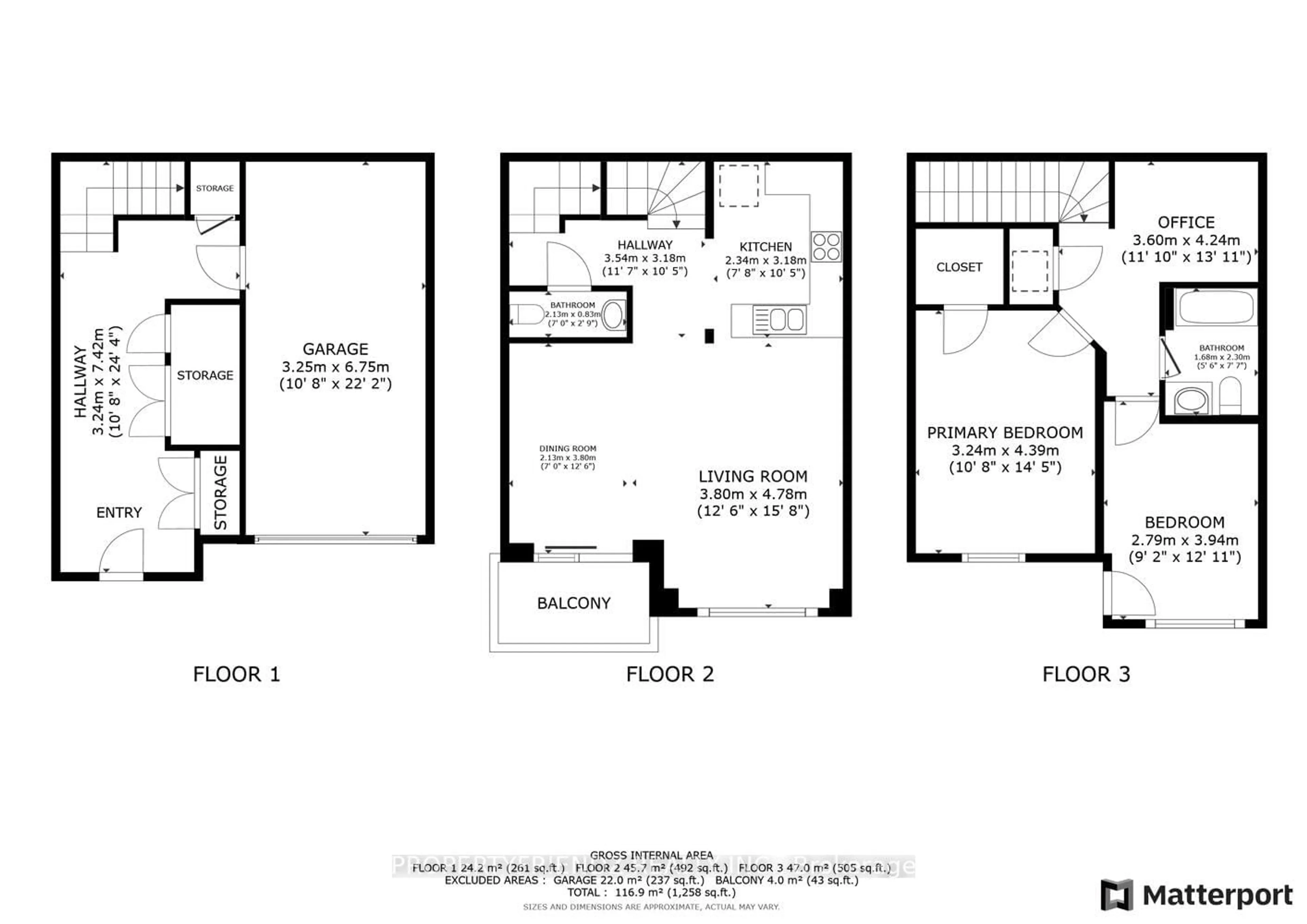 Floor plan for 314 Humphrey St #44, Hamilton Ontario L8B 1W5
