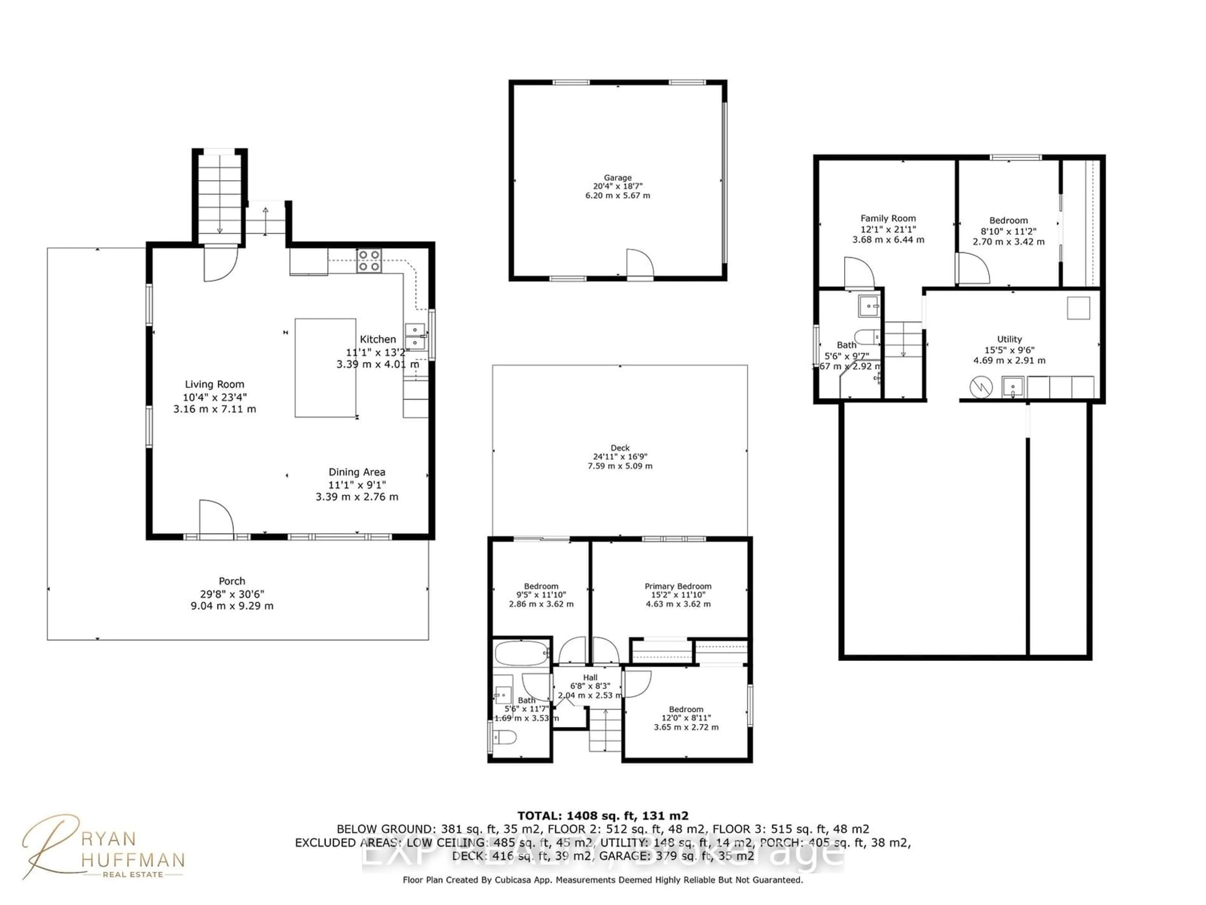 Floor plan for 12 Calgary Rd, Port Hope Ontario L1A 3T8