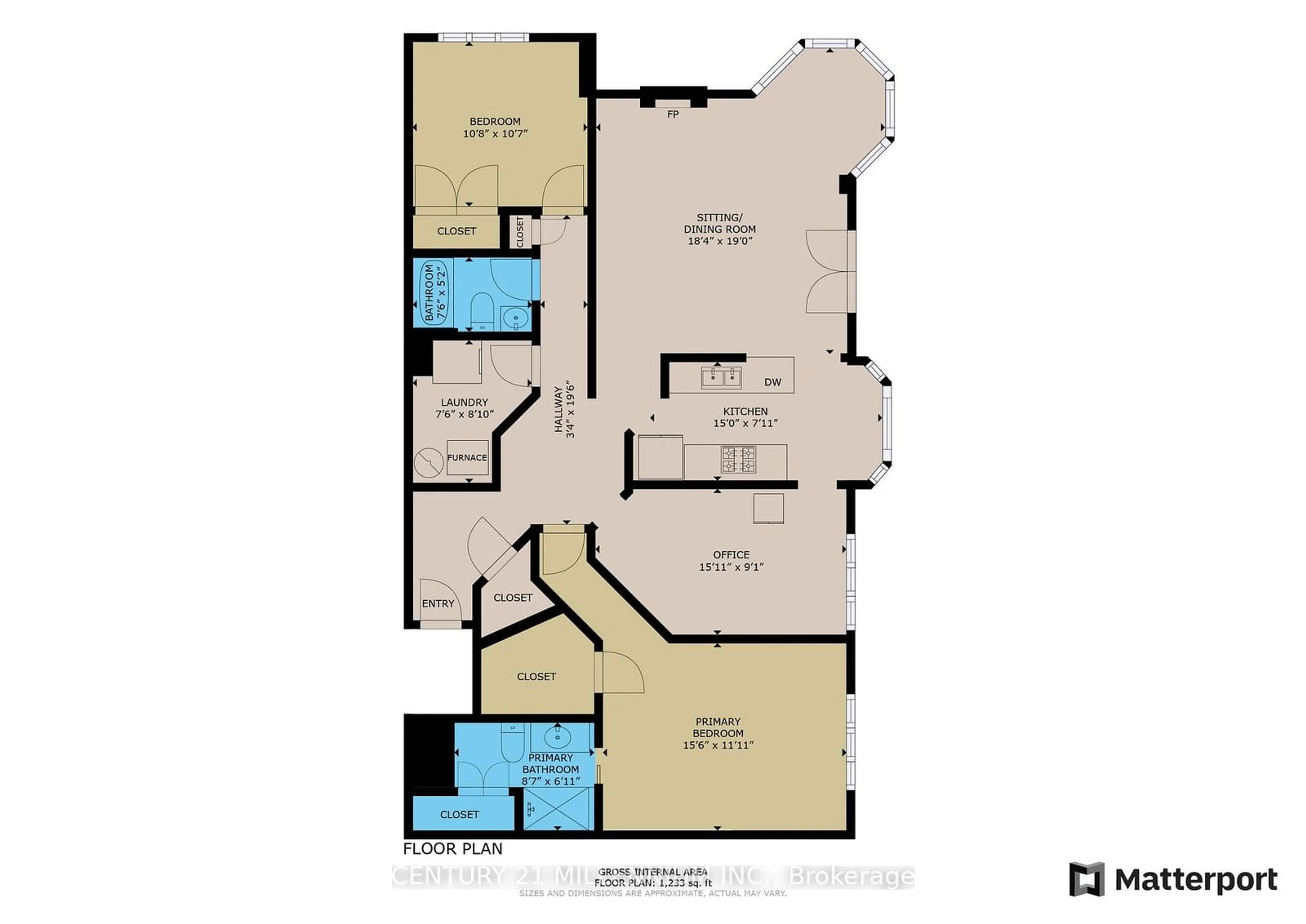 Floor plan for 10 Bay St #302, Blue Mountains Ontario N0H 2P0
