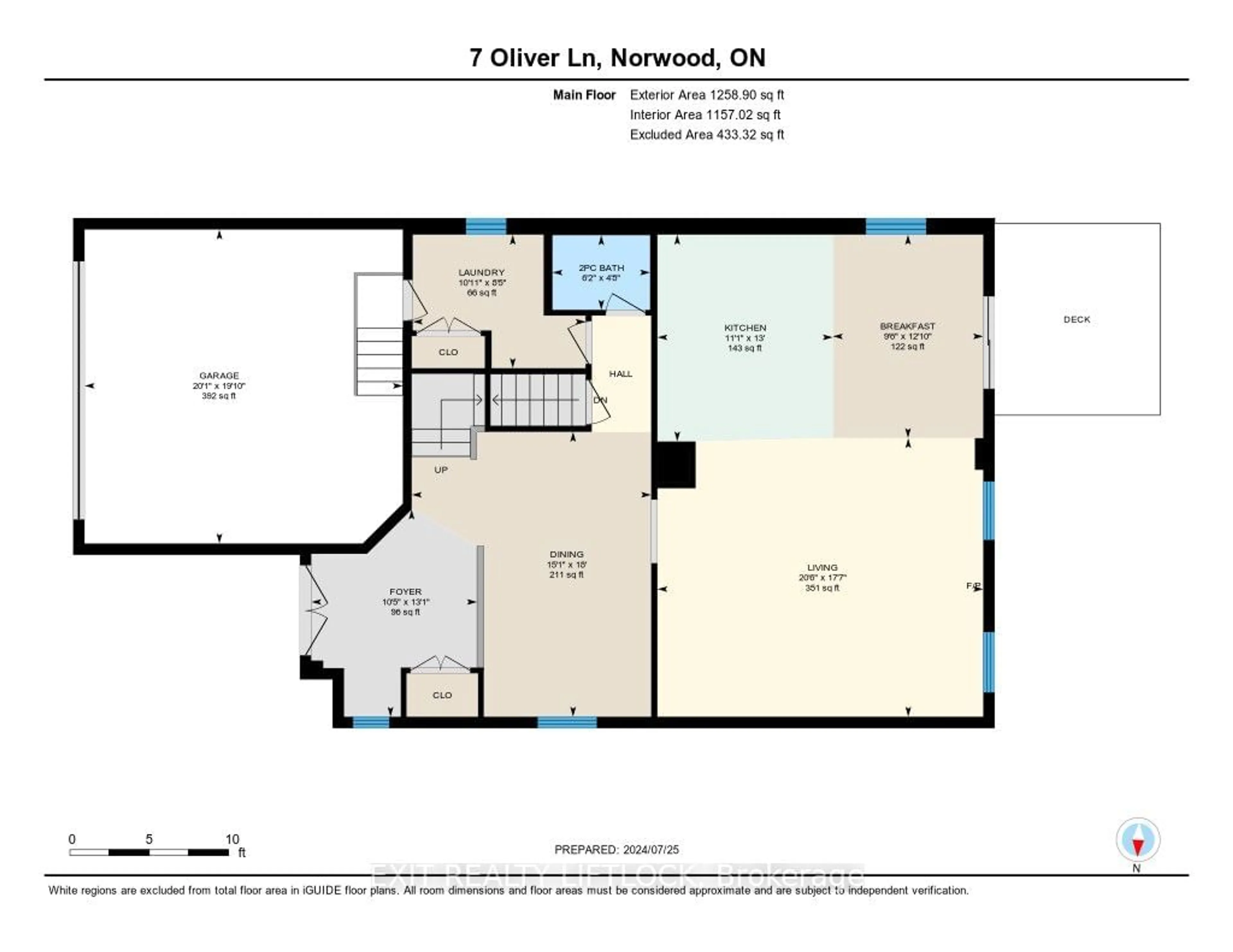 Floor plan for 7 Oliver Lane, Asphodel-Norwood Ontario K0L 2V0
