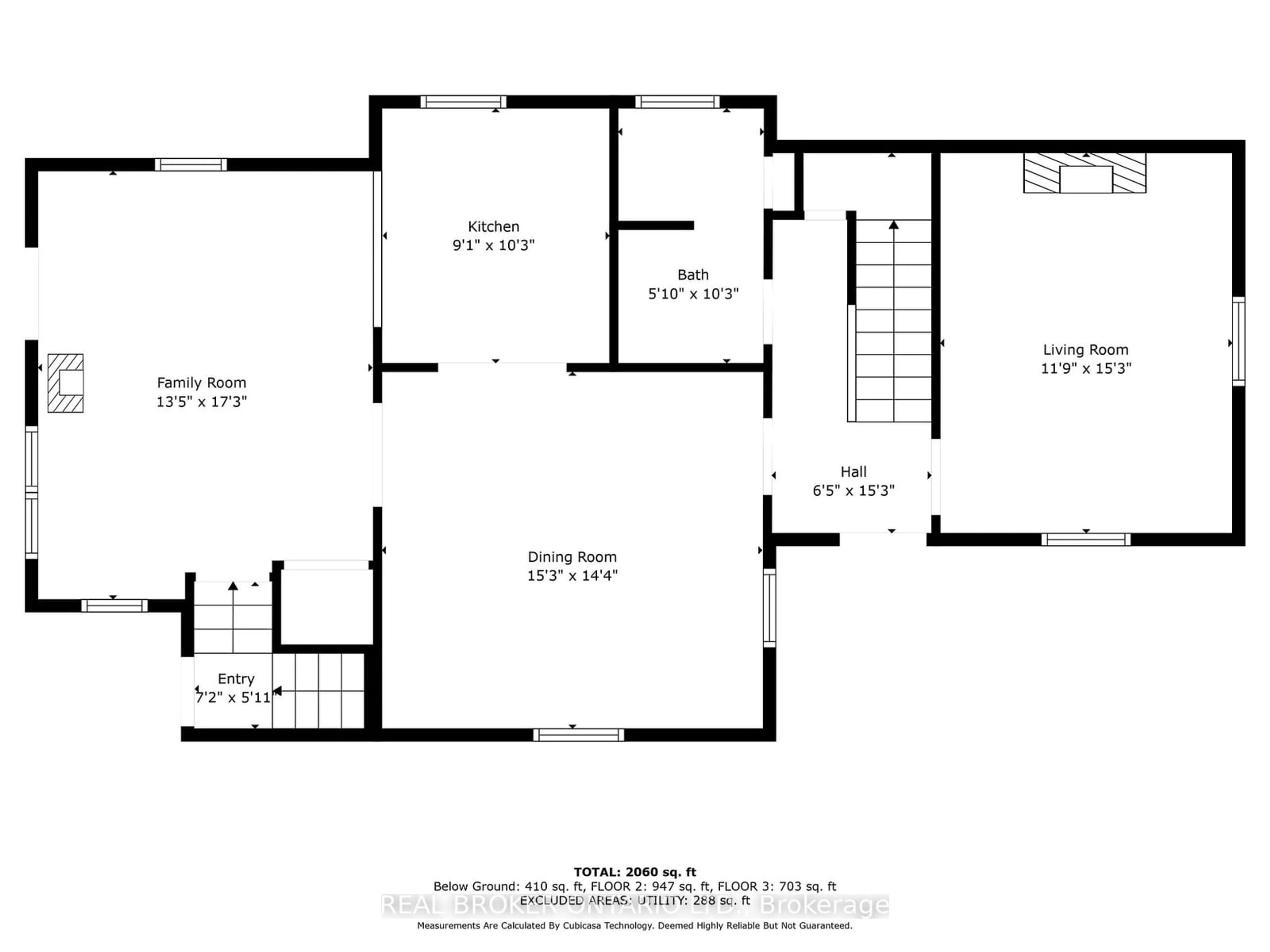 Floor plan for 464 Scott St, St. Catharines Ontario L2M 3W7