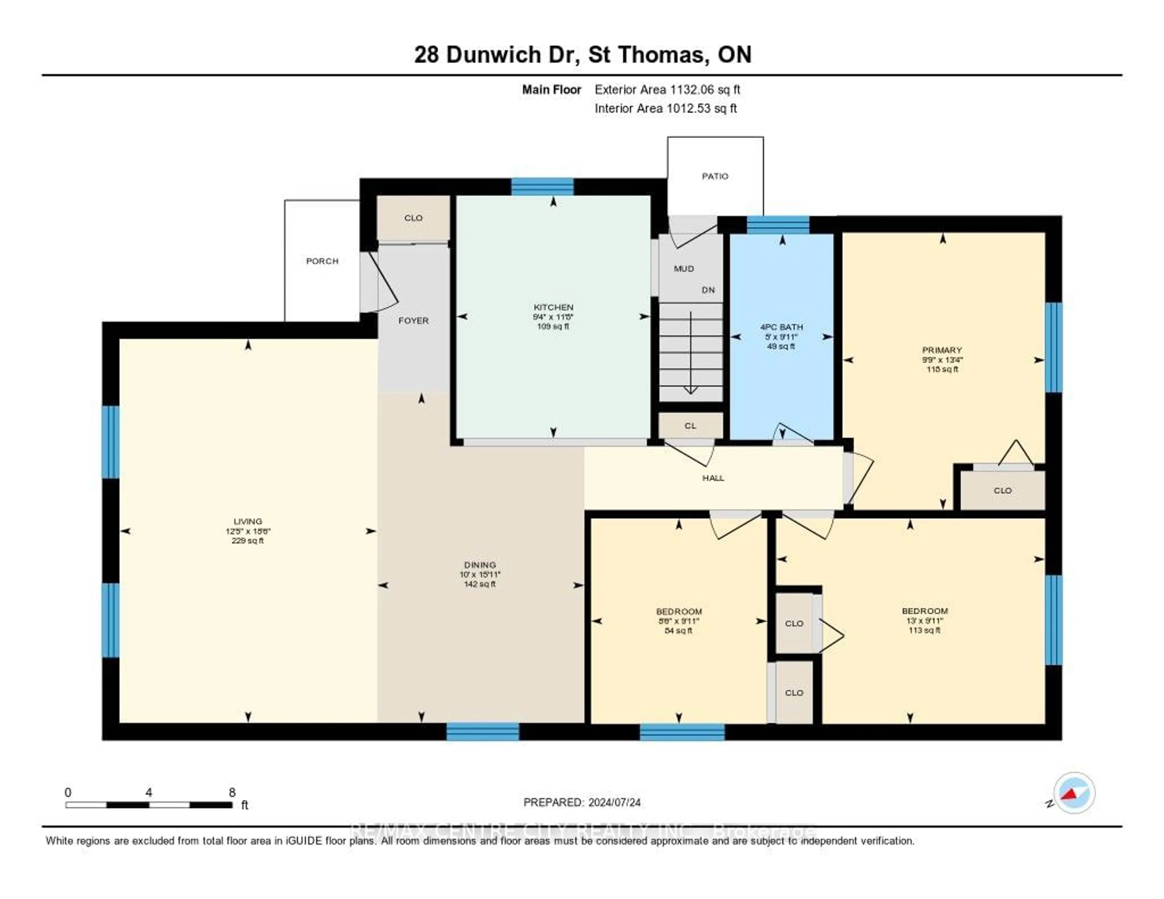 Floor plan for 28 Dunwich Dr, St. Thomas Ontario N5R 4T9
