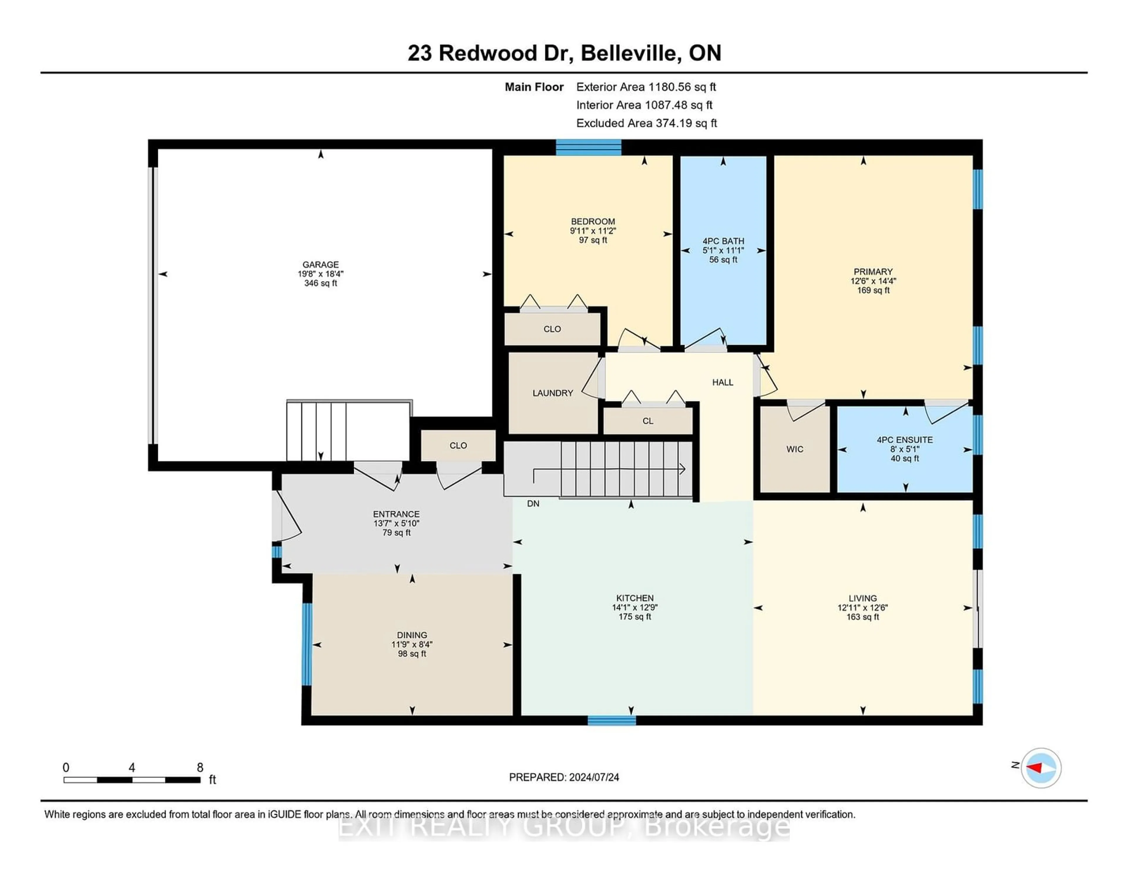 Floor plan for 23 Redwood Dr, Belleville Ontario K8N 0K3