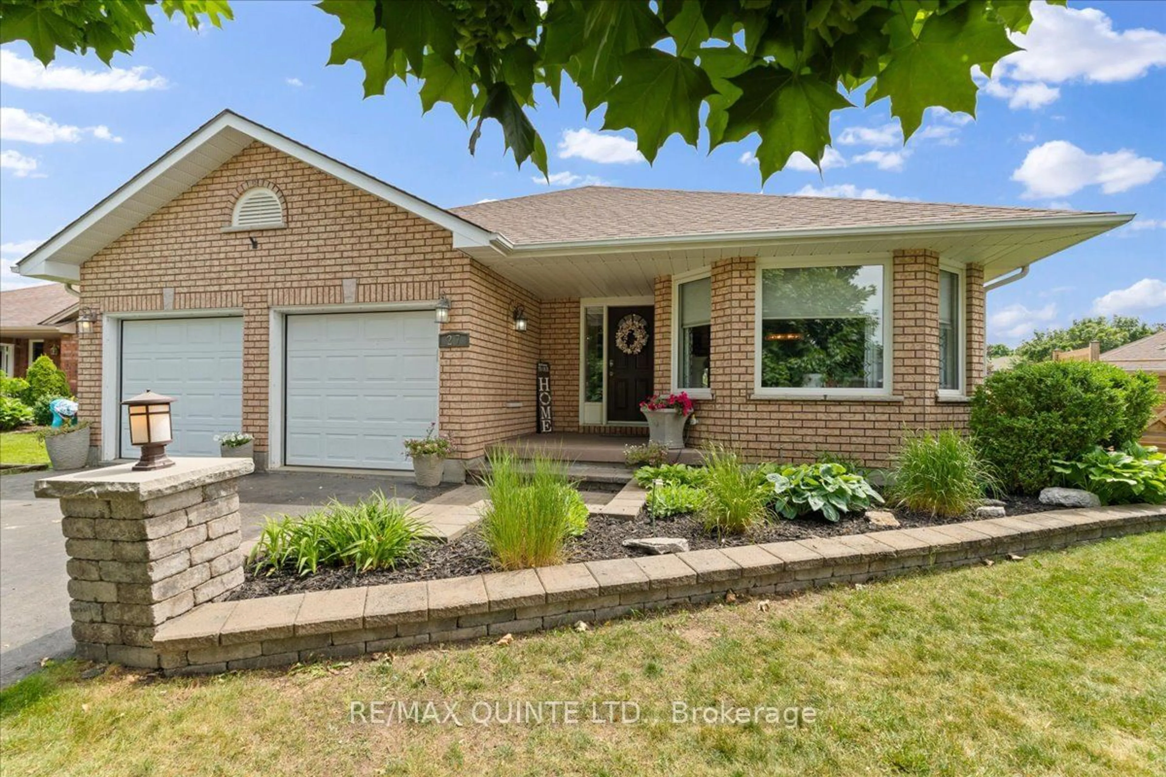 Home with brick exterior material for 27 Sumac Terr, Belleville Ontario K8N 5X4