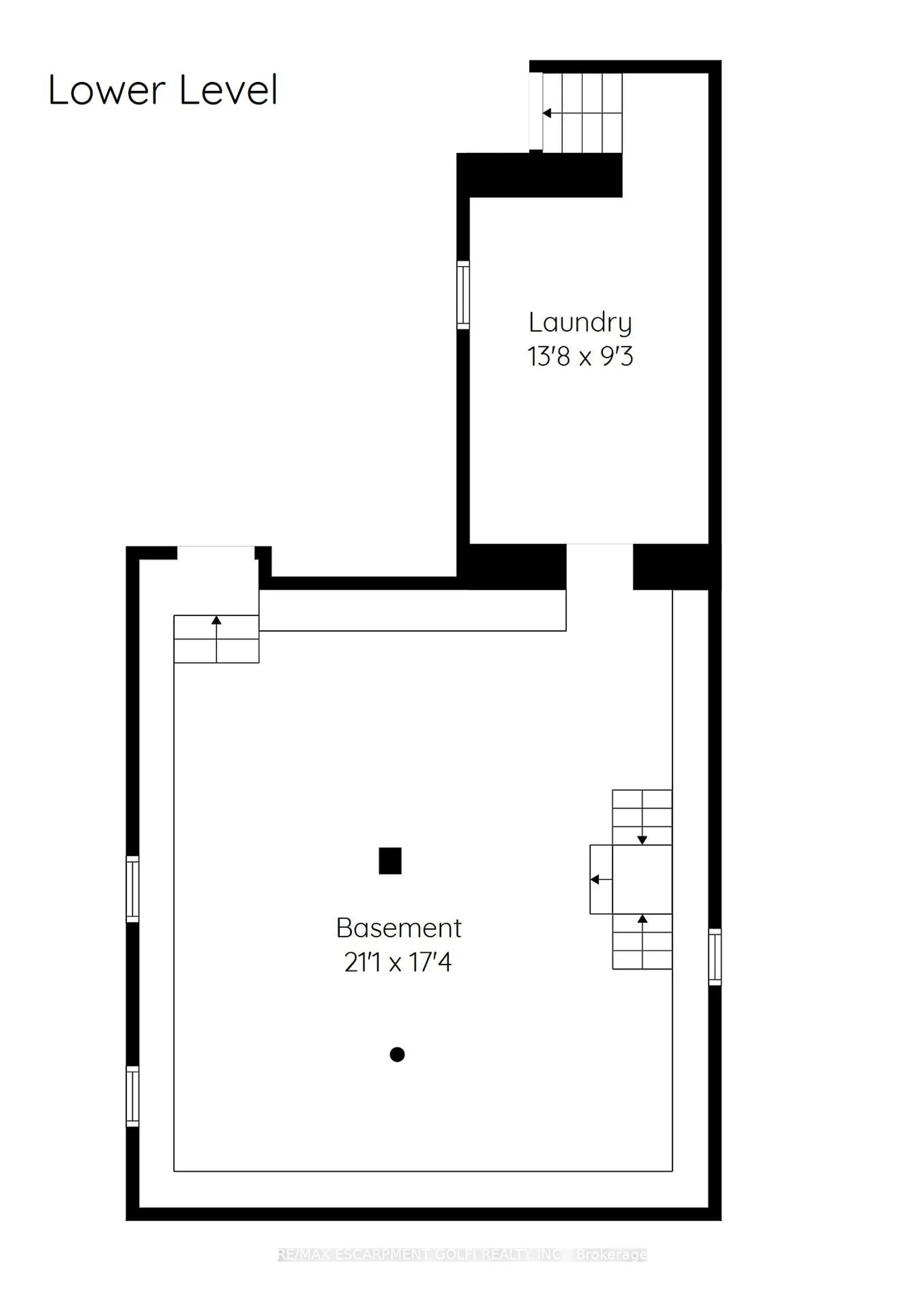 Floor plan for 321 Main St, Hamilton Ontario L8P 1K1