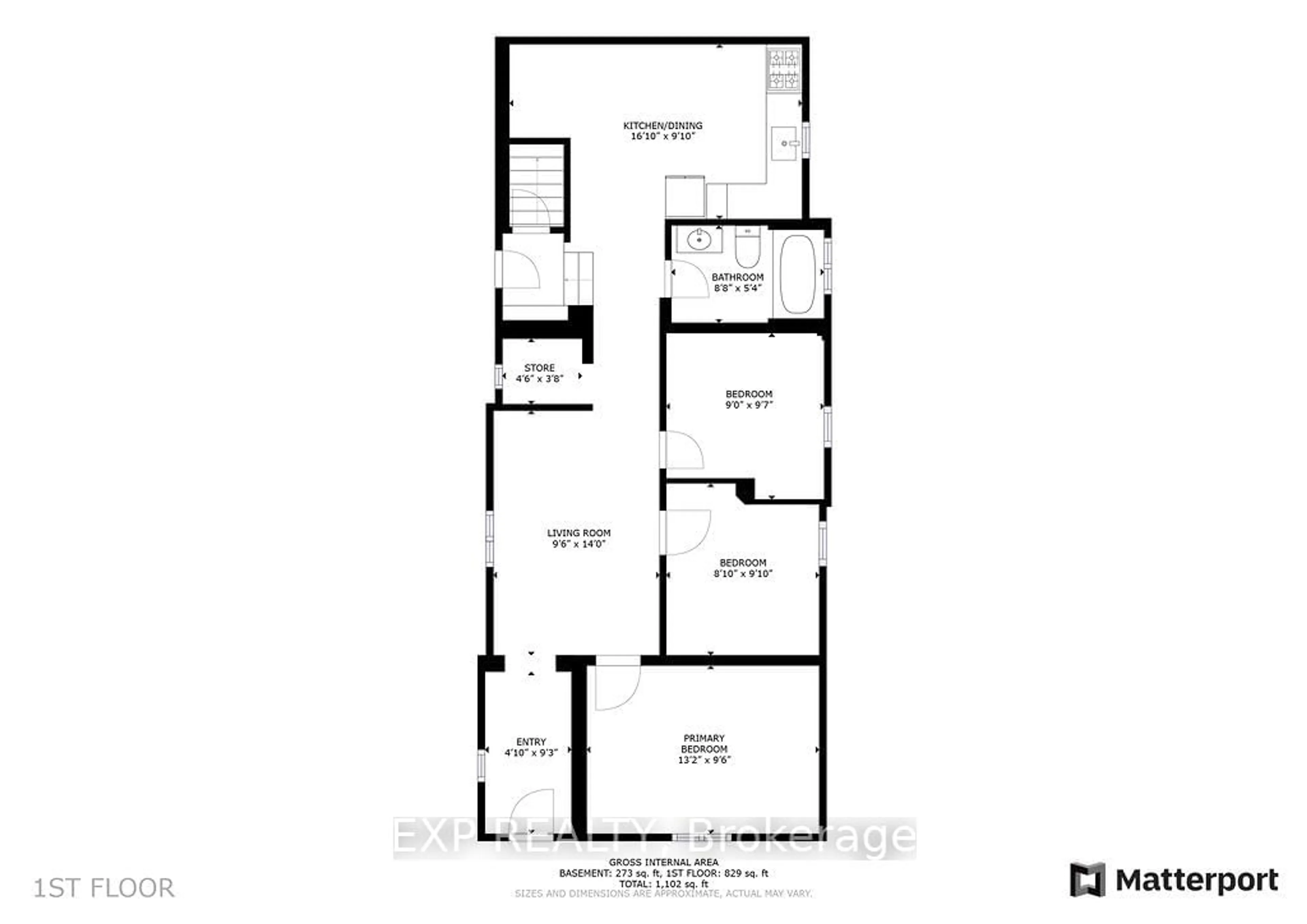 Floor plan for 354 Spruce St, London Ontario N5W 4N7