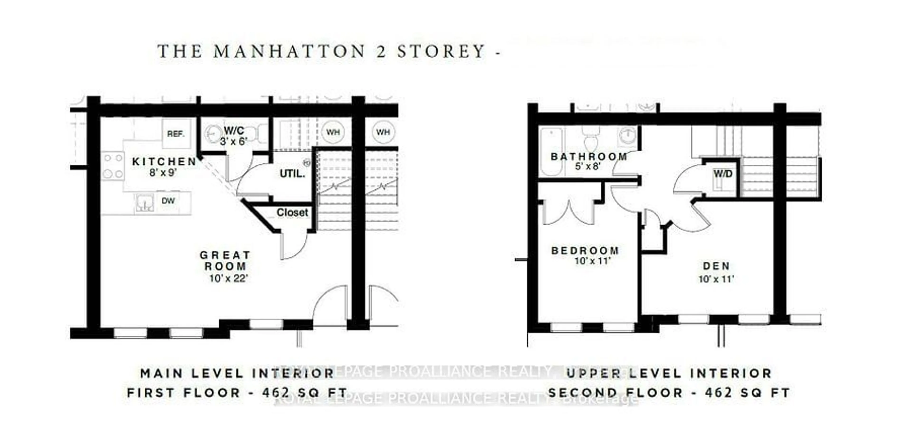 Floor plan for 448 Drewery Rd #712, Cobourg Ontario K9A 1K8