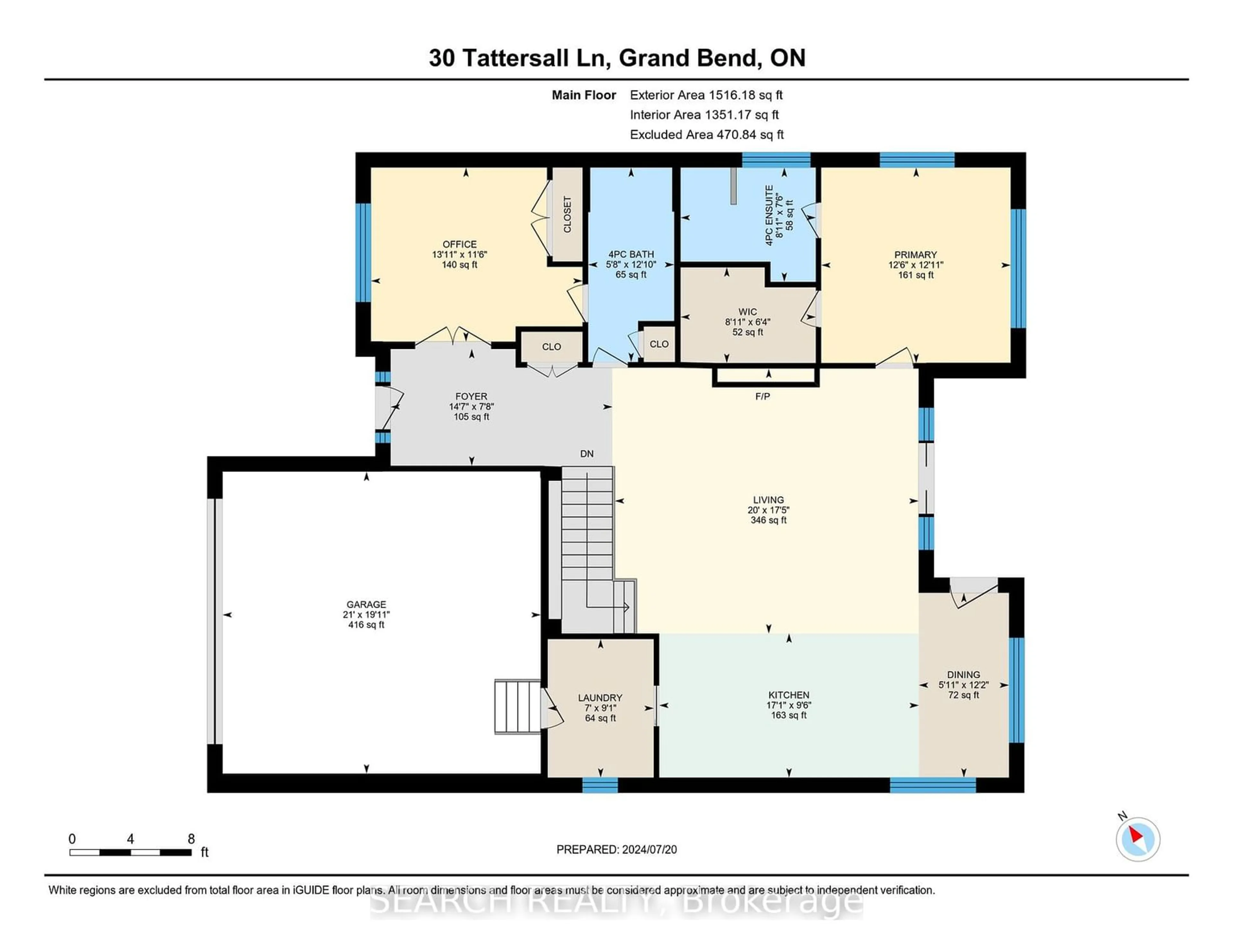 Floor plan for 30 Tattersall Lane, Lambton Shores Ontario N0M 1T0