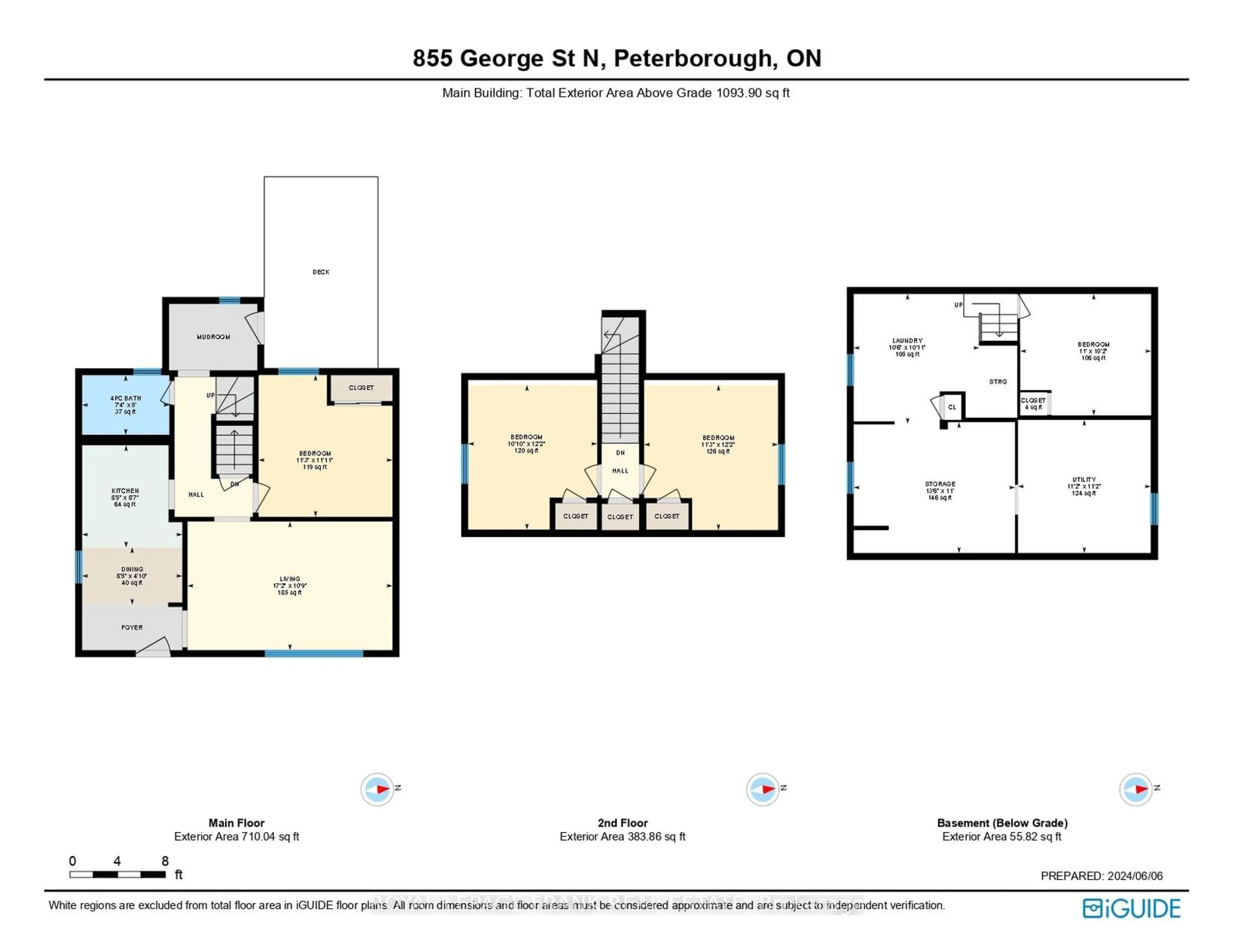 Floor plan for 855 George St, Peterborough Ontario K9H 3T6