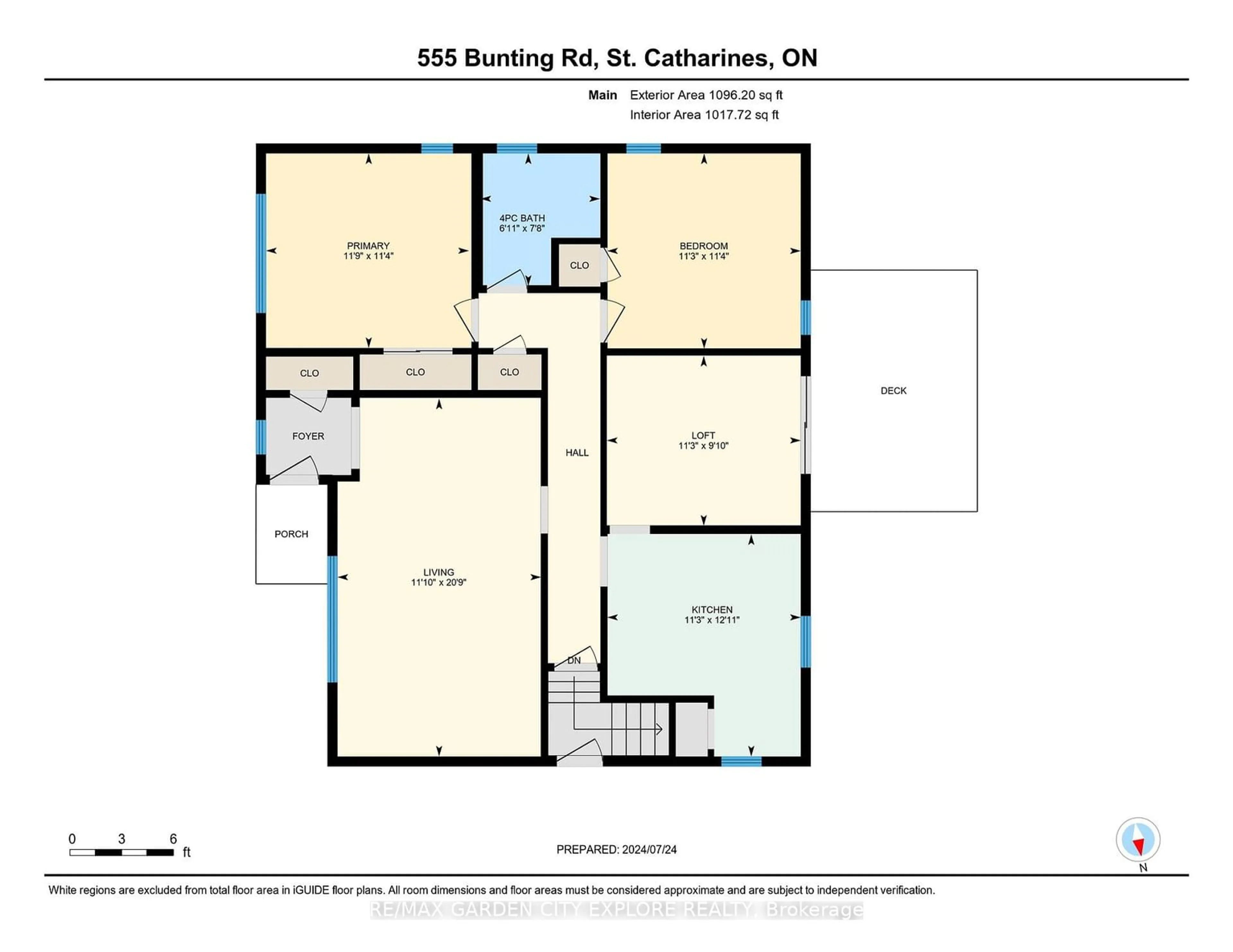 Floor plan for 555 Bunting Rd, St. Catharines Ontario L2M 3A4