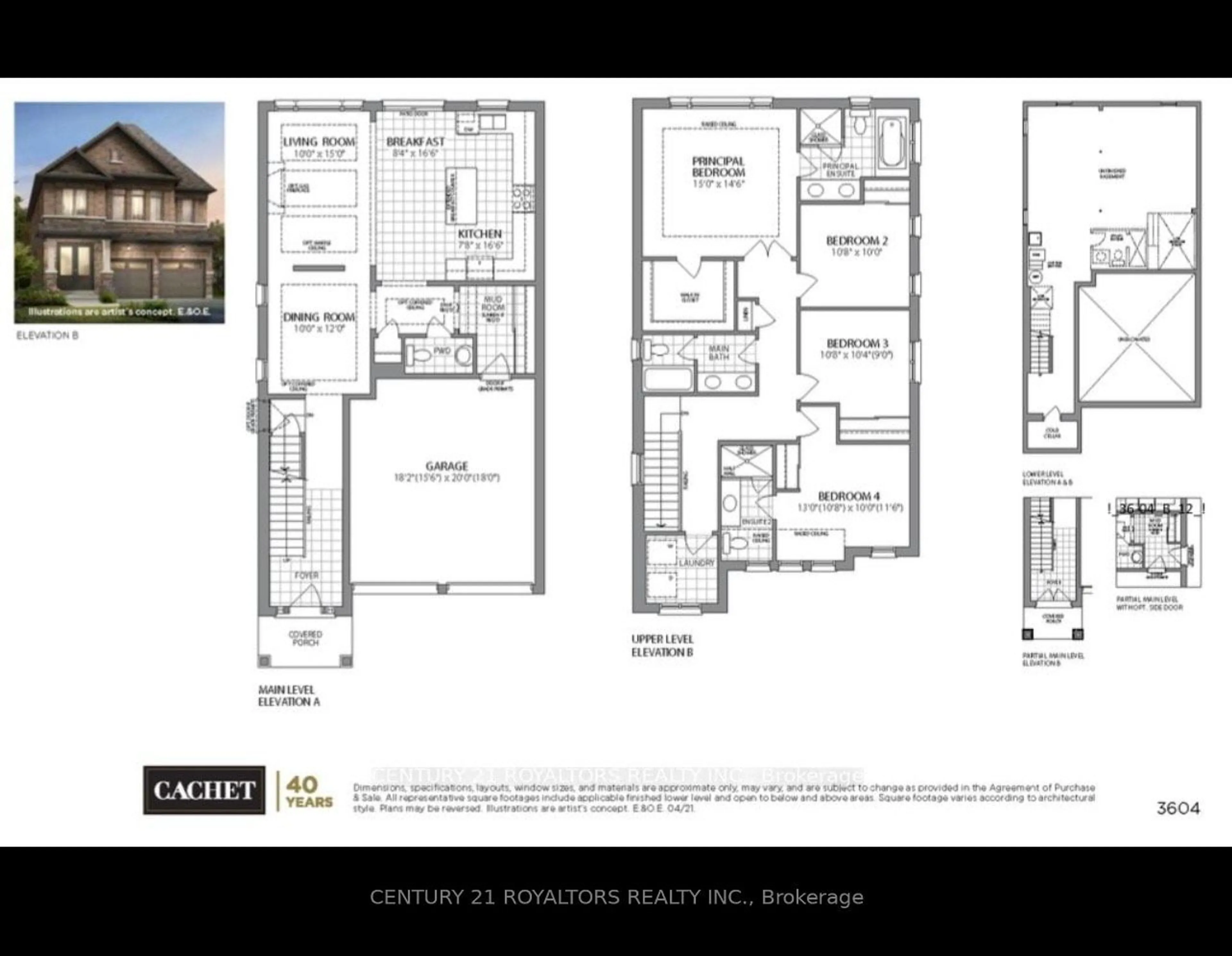 Floor plan for 61 MARY WATSON St, North Dumfries Ontario N0B 1E0