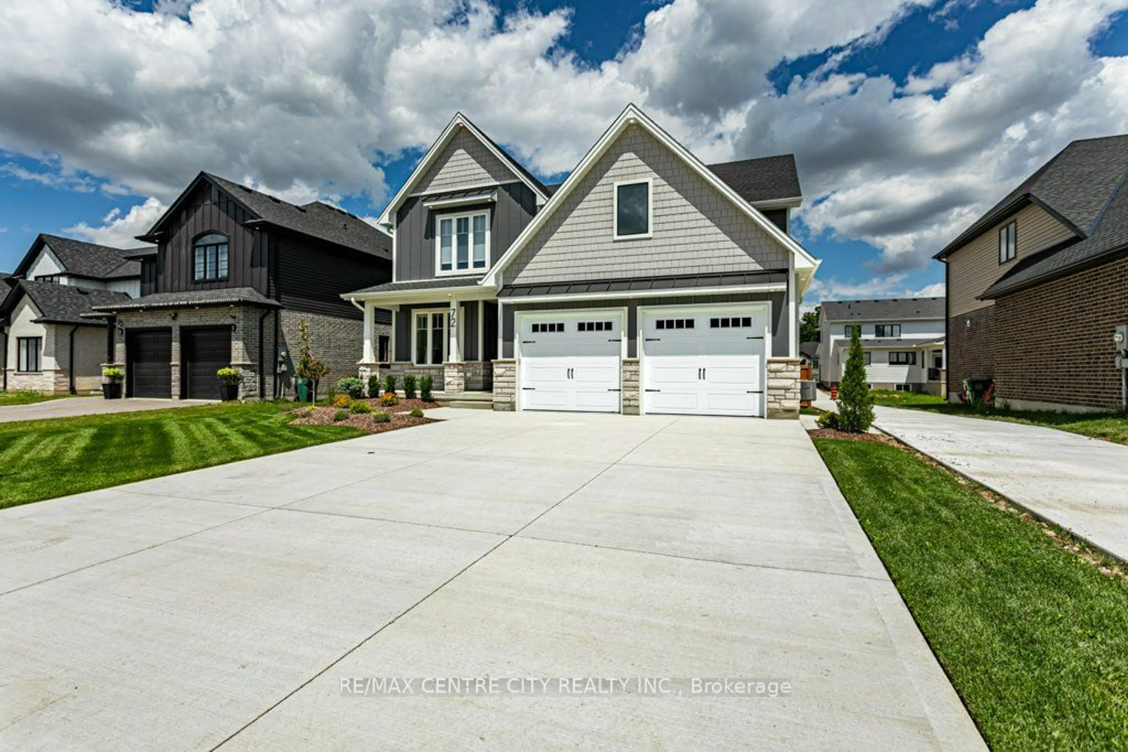 Frontside or backside of a home, the street view for 72 Wayside Lane, Southwold Ontario N5P 3T2