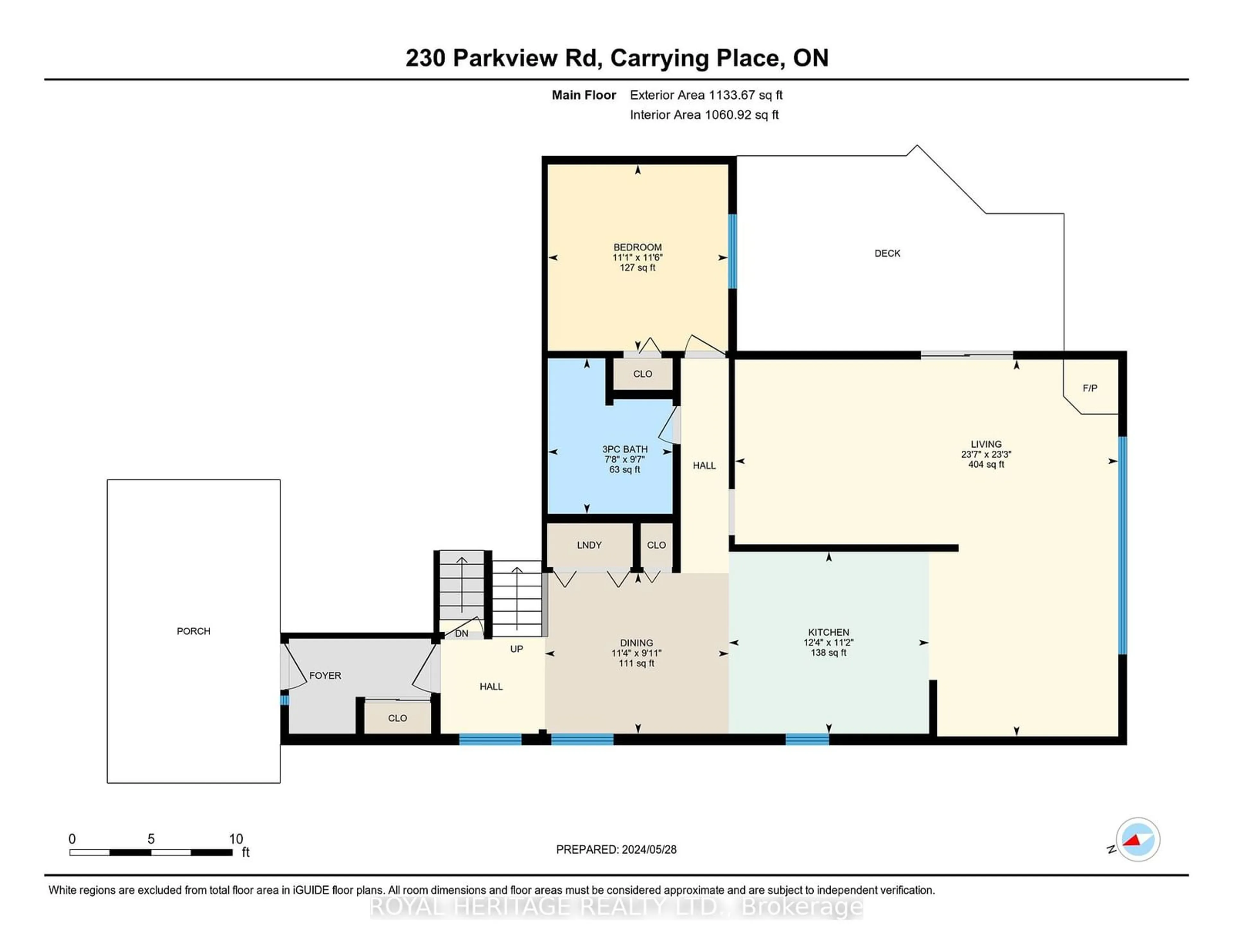 Floor plan for 230 Parkview Rd, Prince Edward County Ontario K0K 1L0