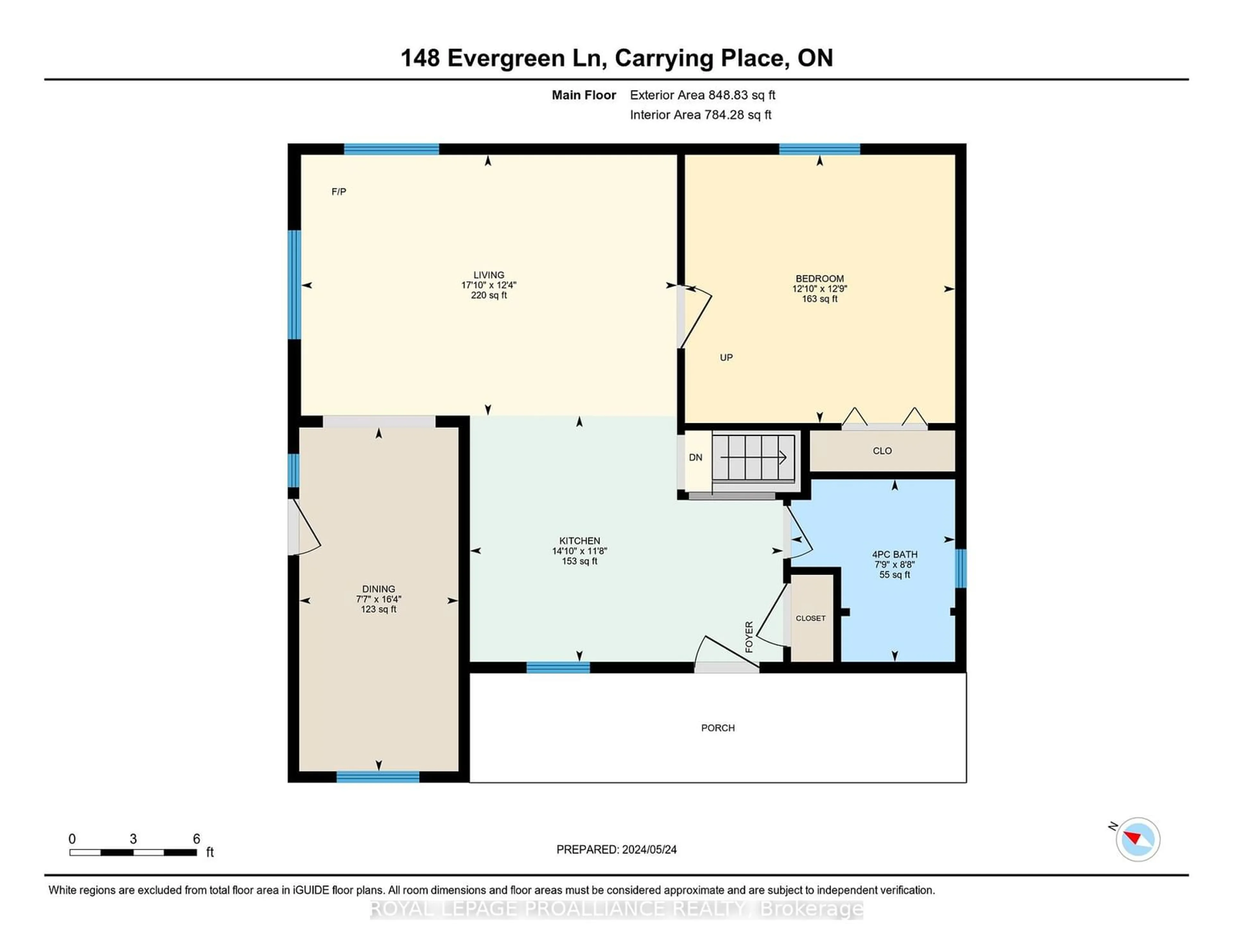 Floor plan for 148 Evergreen Lane, Brighton Ontario K0K 1L0