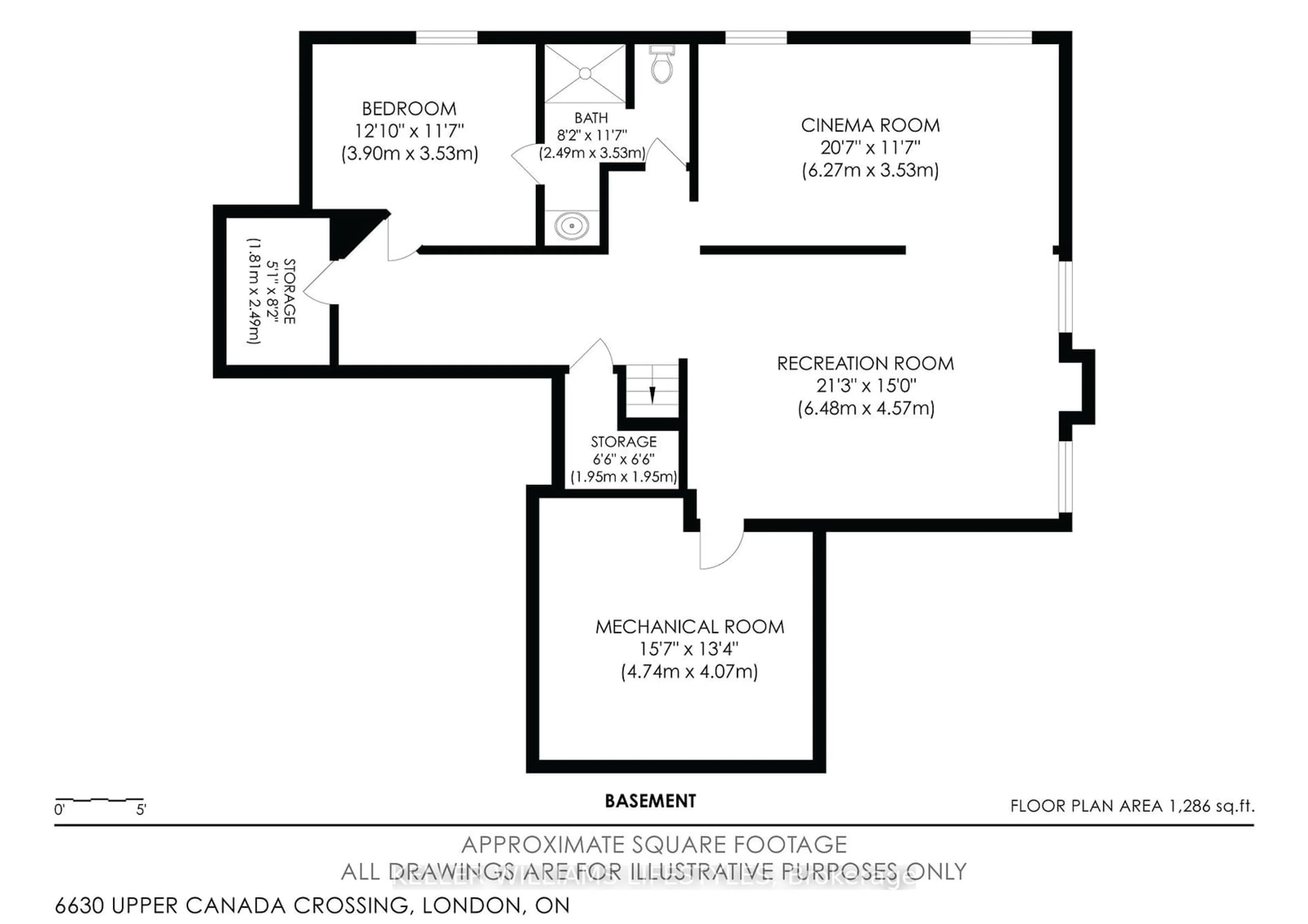 Floor plan for 6630 Upper Canada Crossing, London Ontario N6P 0C2