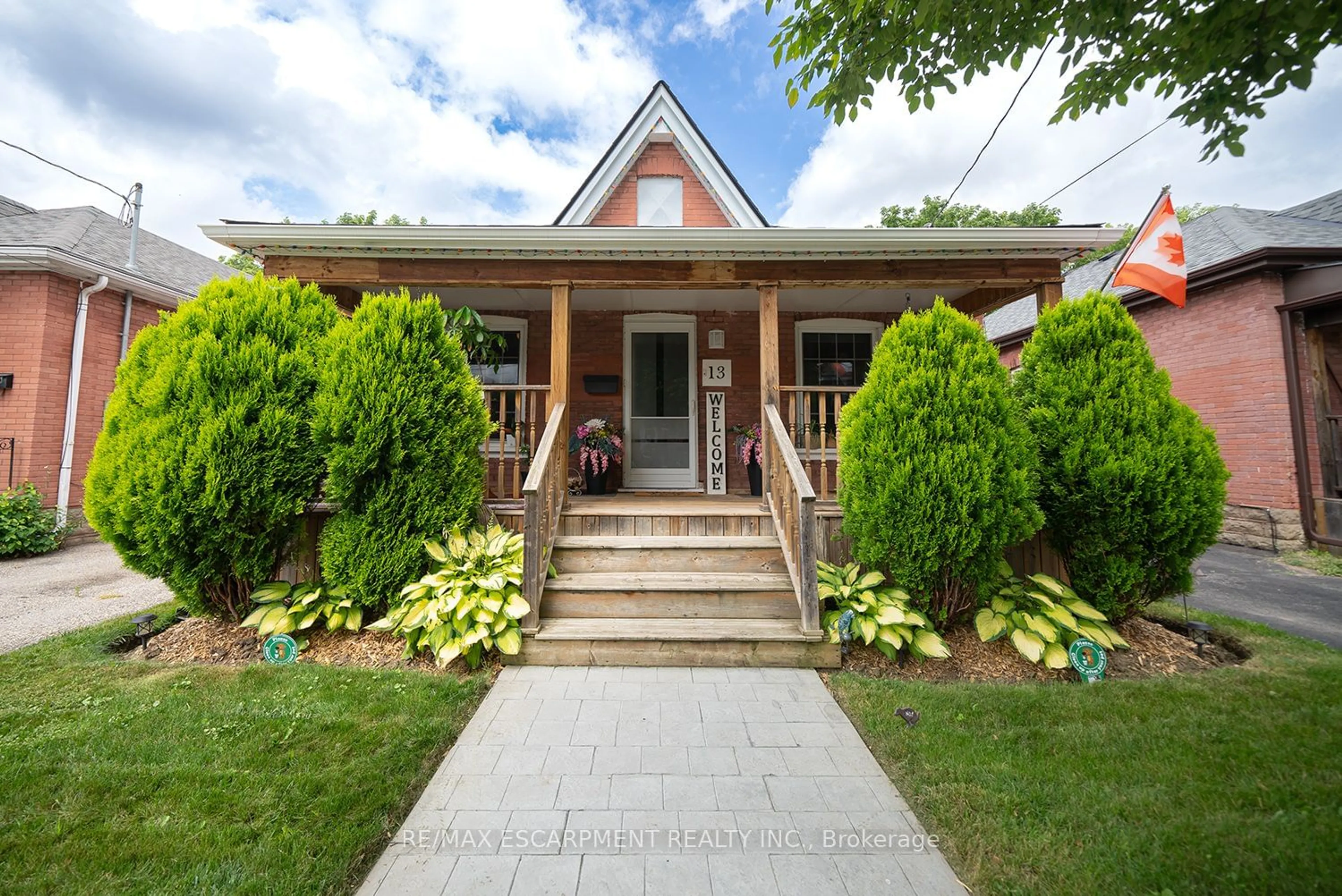 Outside view for 13 Strathcona Ave, Brantford Ontario N3S 1T4