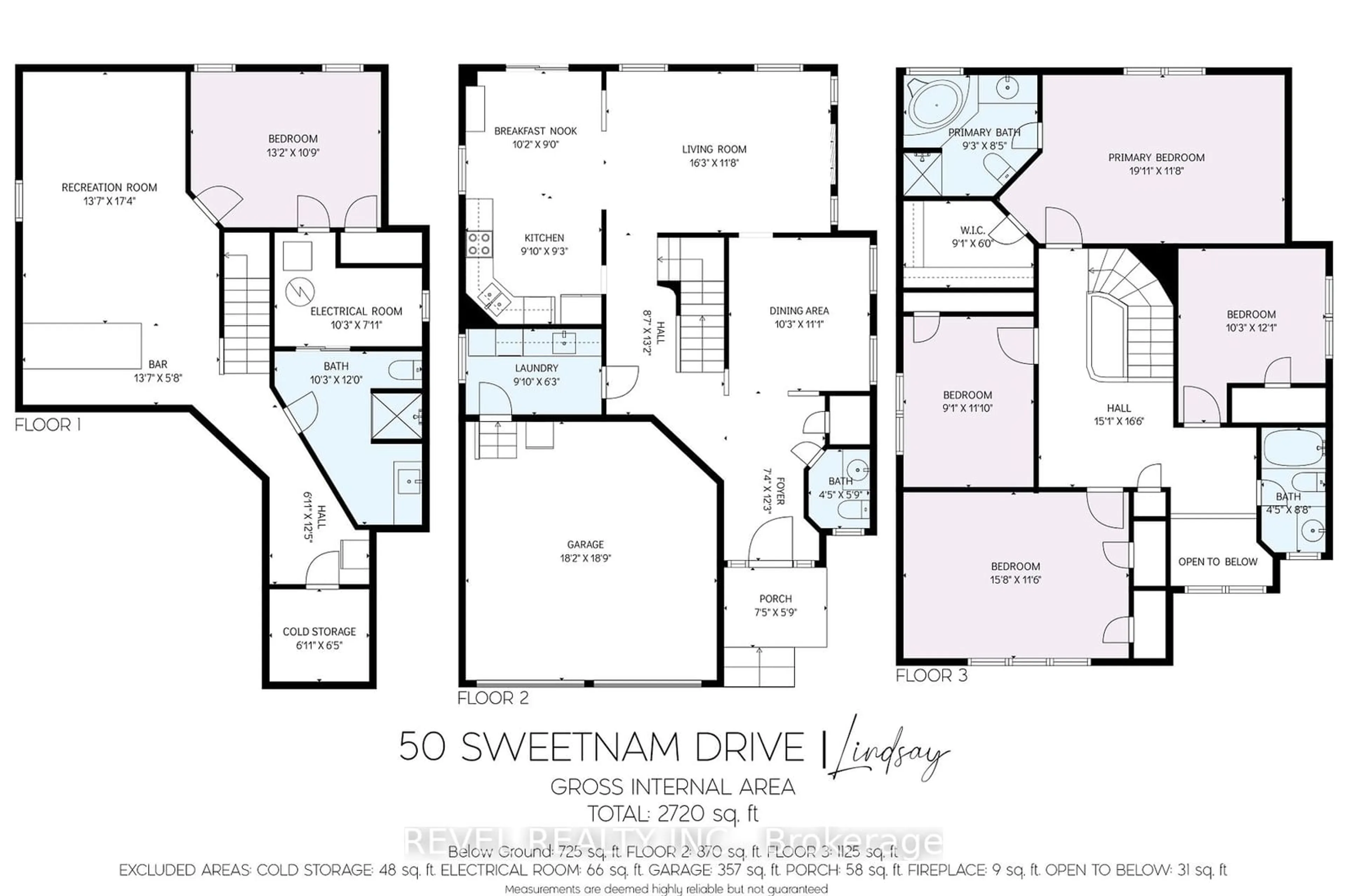 Floor plan for 50 Sweetnam Dr, Kawartha Lakes Ontario K9V 0A6