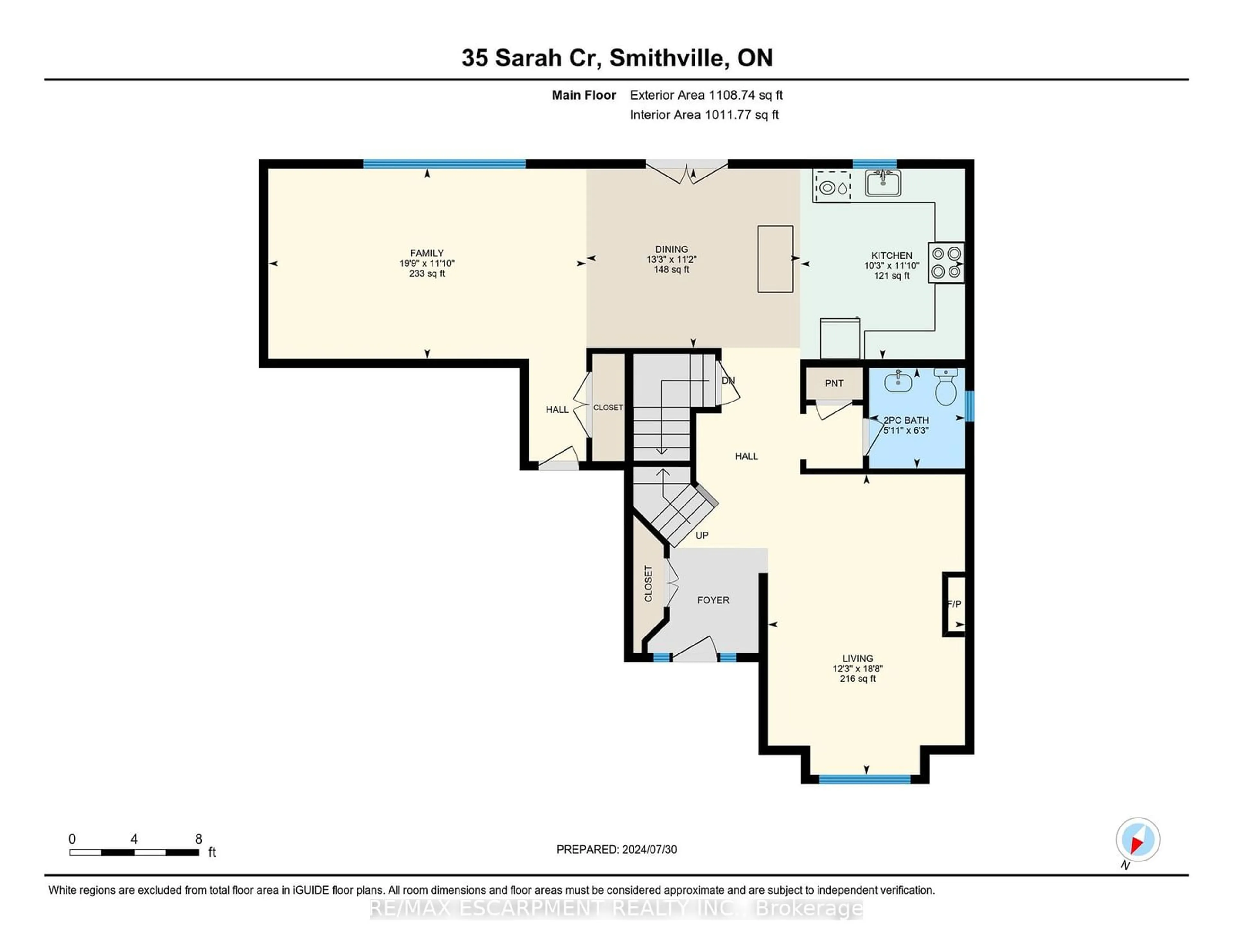 Floor plan for 35 Sarah Cres, West Lincoln Ontario L0R 2A0