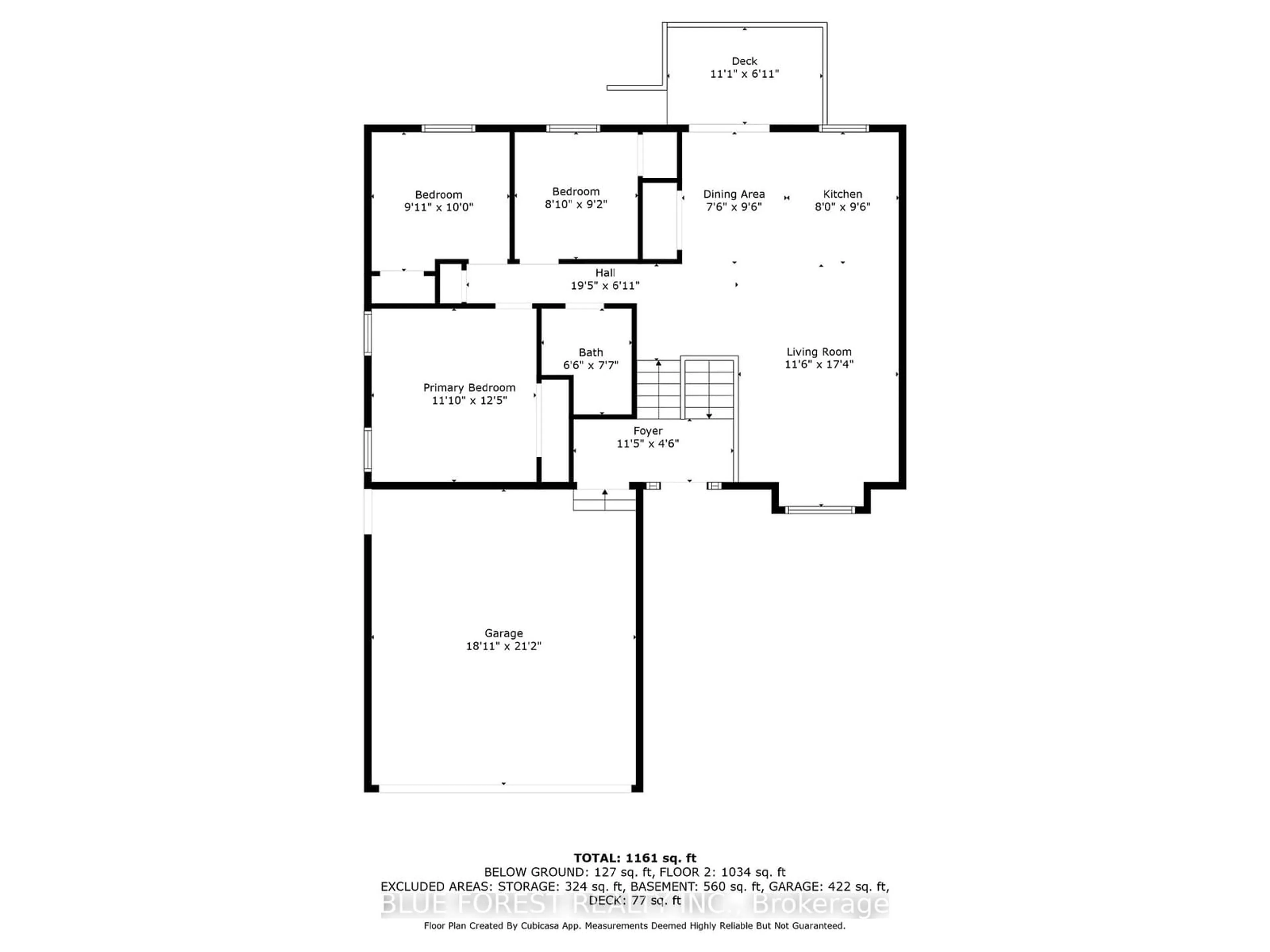 Floor plan for 8 Elgin St, Newbury Ontario N0L 1Z0