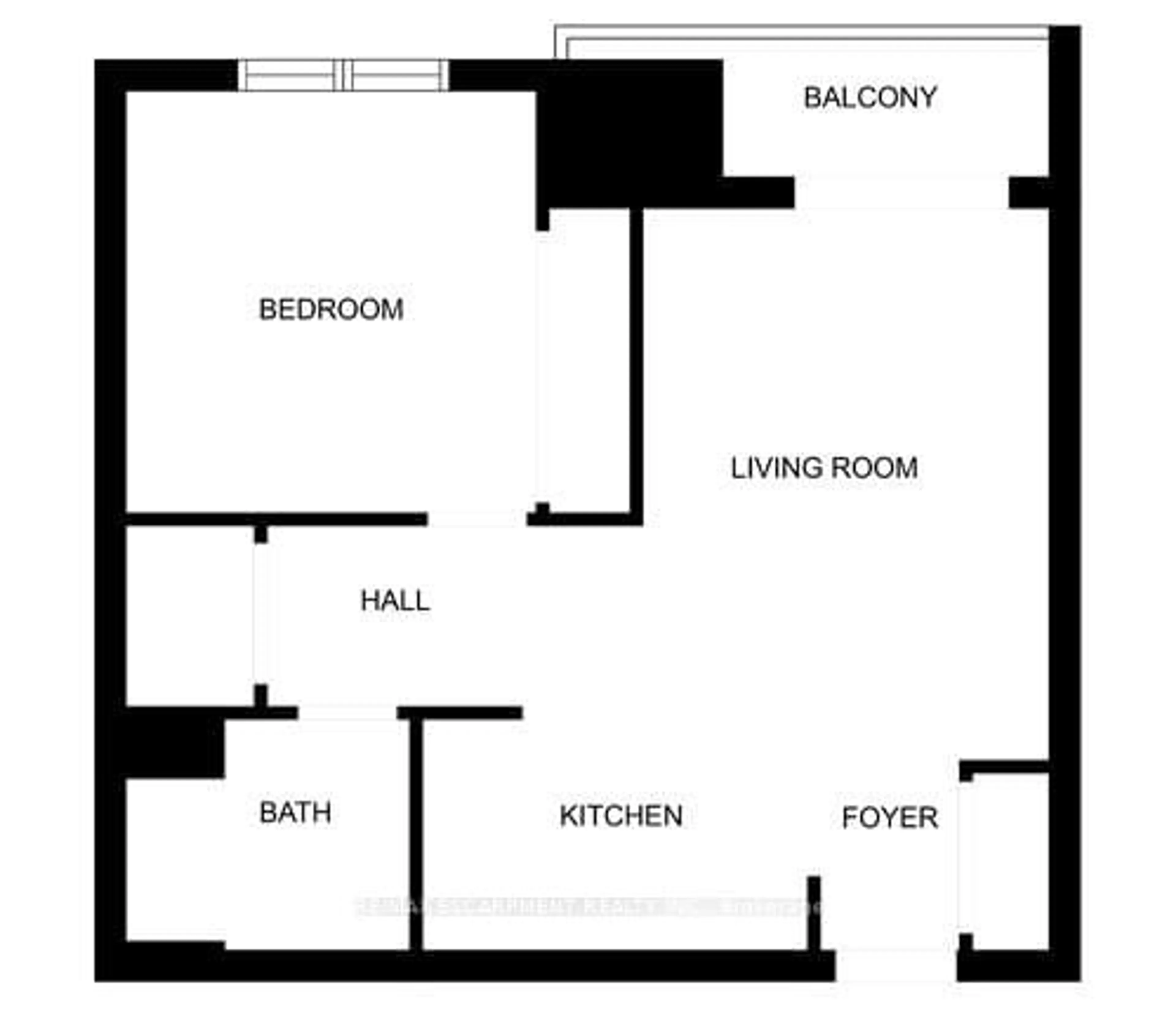 Floor plan for 5698 Main St #309, Niagara Falls Ontario L2G 5Z4