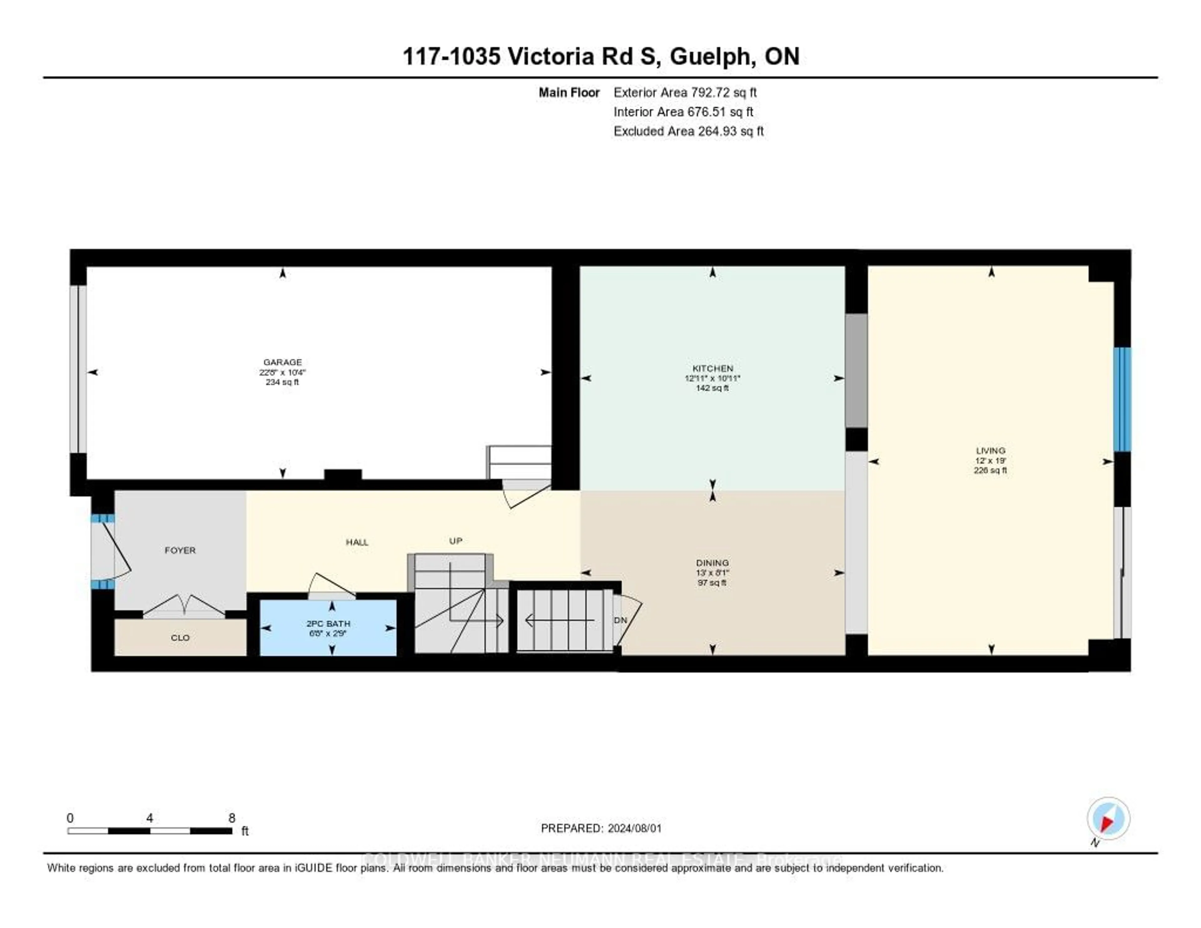 Floor plan for 1035 Victoria Rd #117, Guelph Ontario N1L 0H5