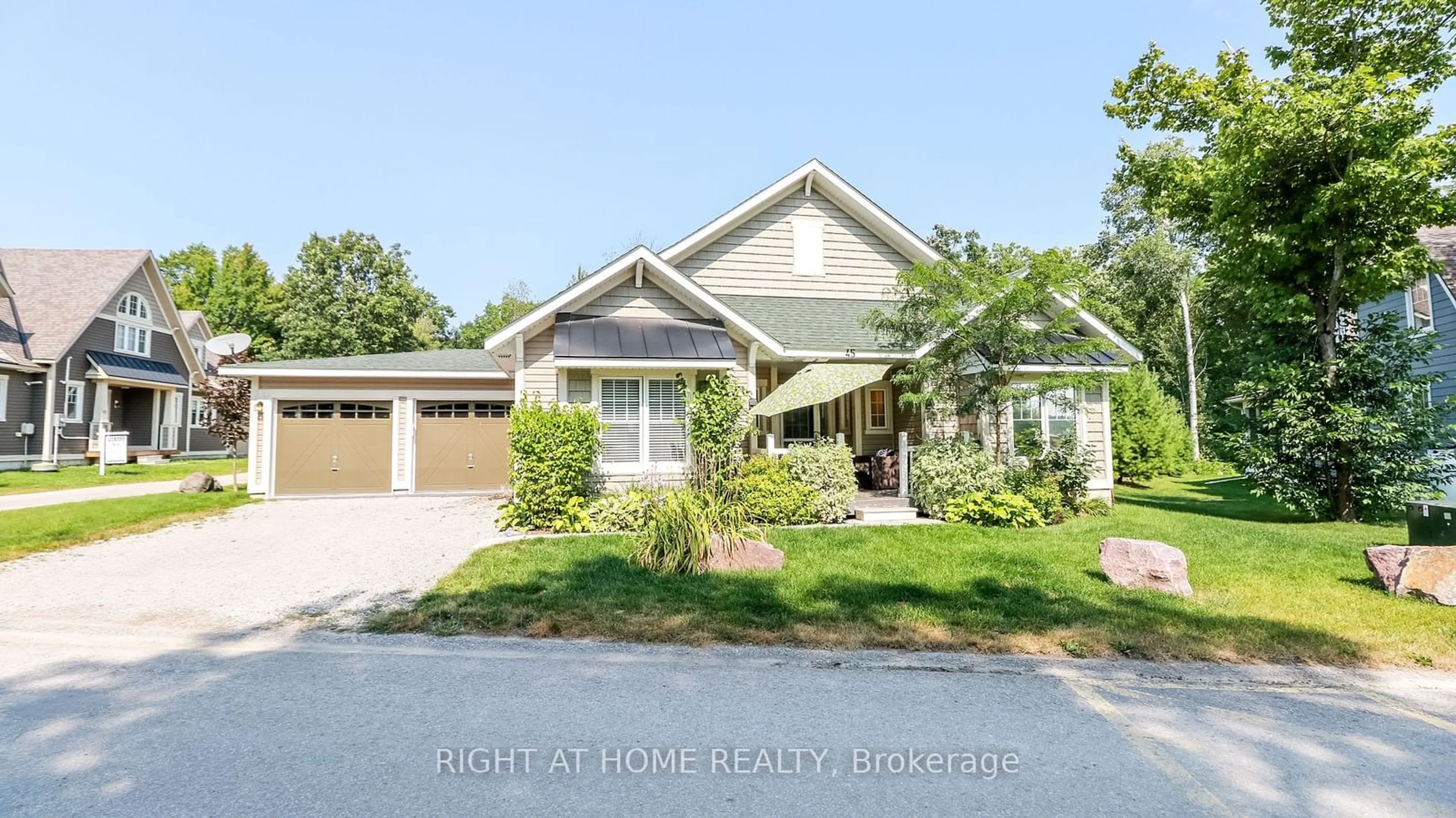 Frontside or backside of a home for 45 Marina Village Dr, Georgian Bay Ontario L0K 1S0