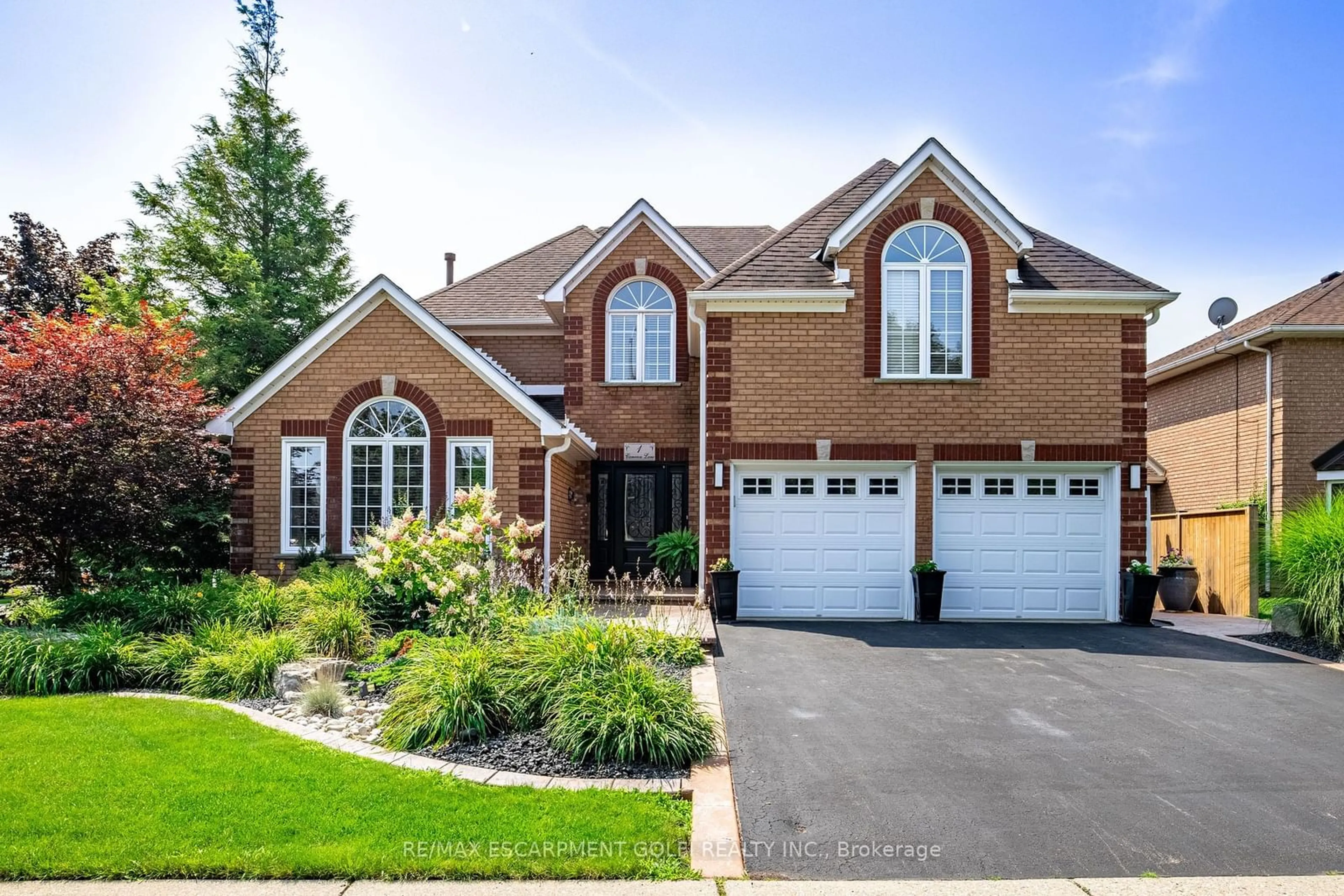 Home with brick exterior material for 1 Cameron Lane, Brantford Ontario N3R 7T1